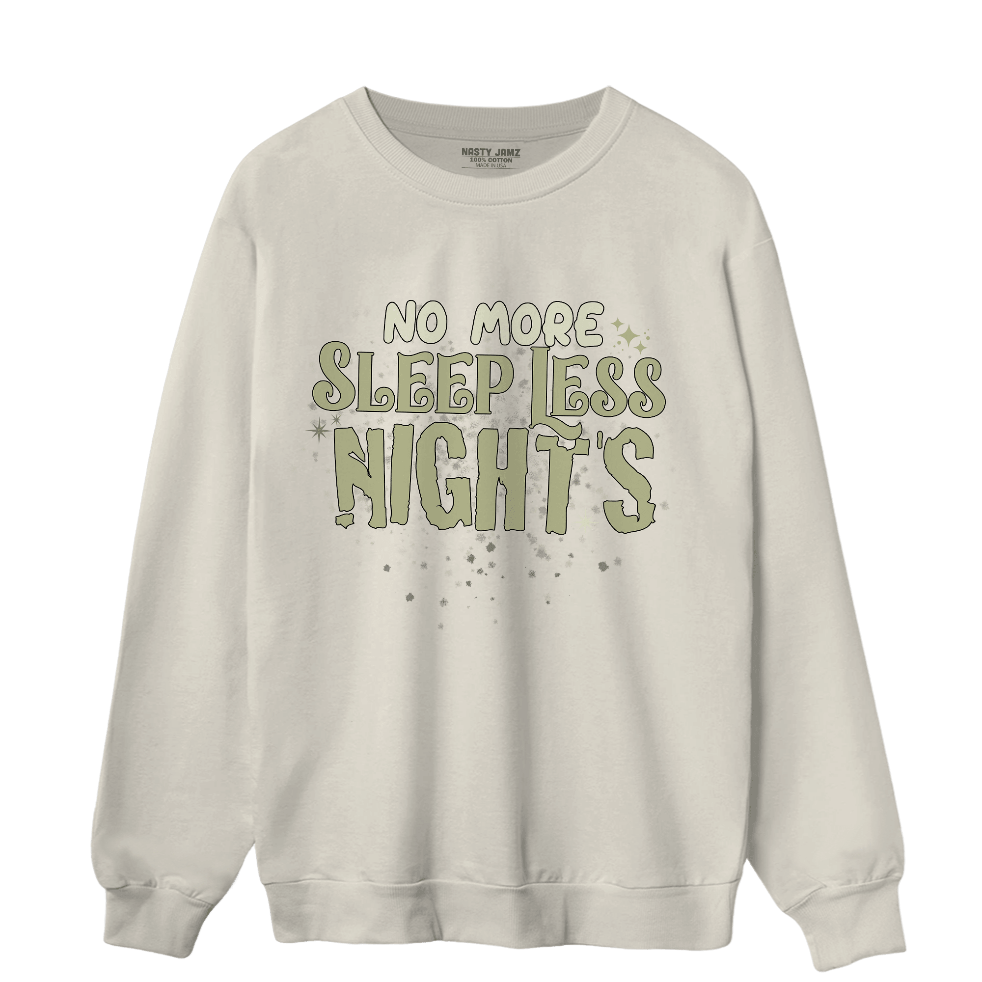 Yeezy Slide Resin Sweatshirt Match No More Sleep - NastyJamz