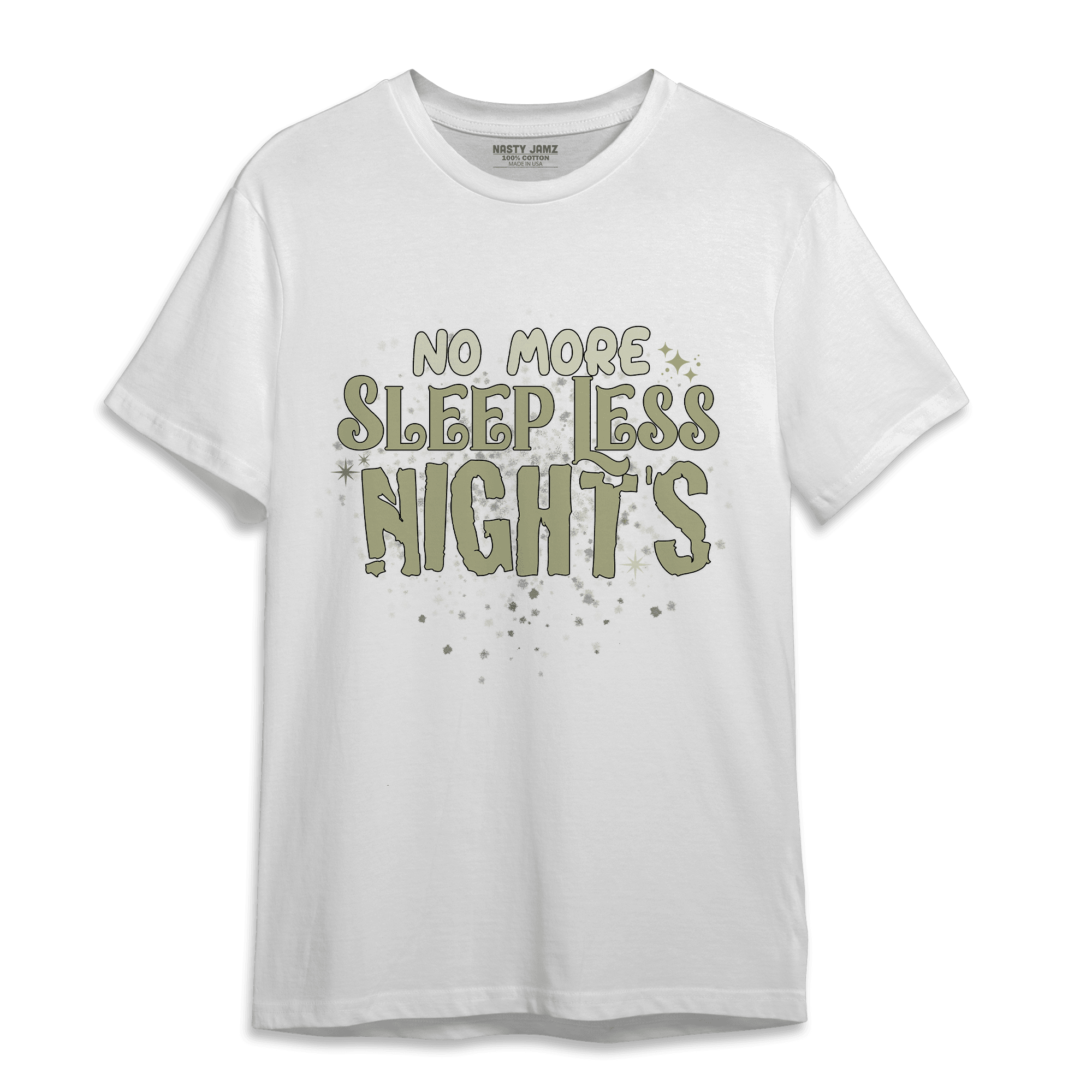 Yeezy Slide Resin T Shirt Match No More Sleep - NastyJamz