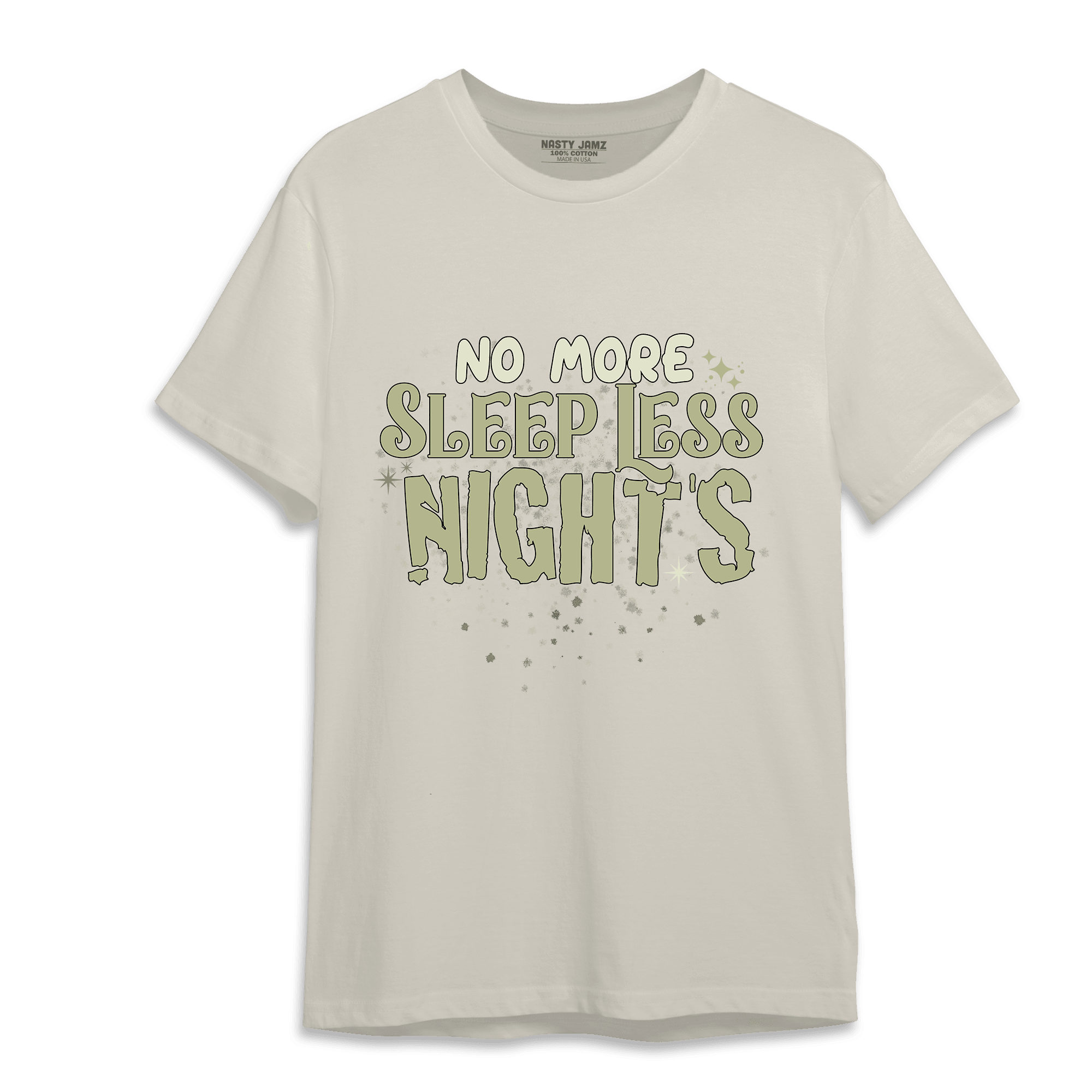 Yeezy Slide Resin T Shirt Match No More Sleep - NastyJamz