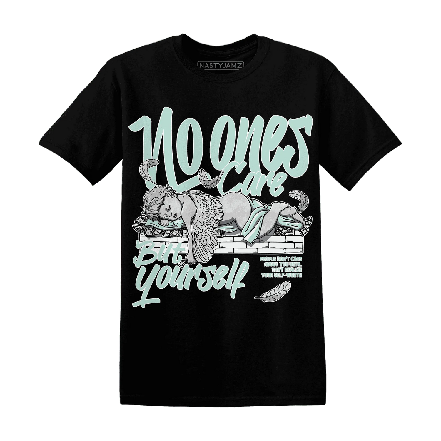 AF-1-Low-Jade-Ice-White-NastyJamz-T-Shirt-Match-No-Ones-Care