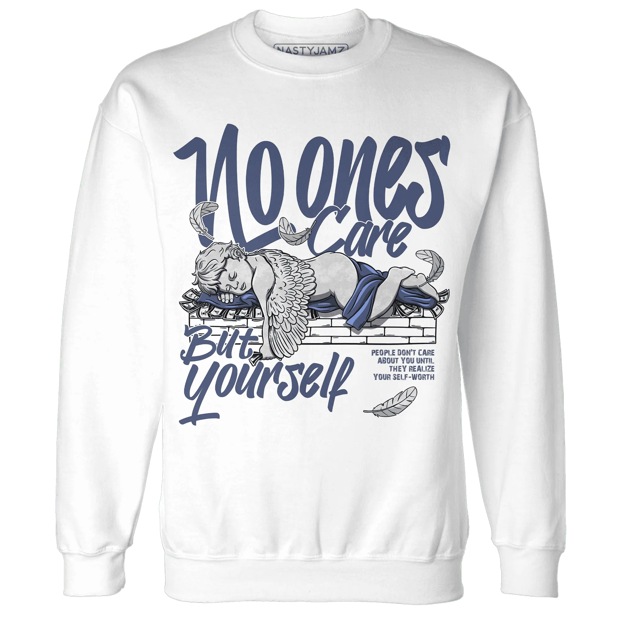 Low-Diffused-Blue-11s-Sweatshirt-Match-No-Ones-Care