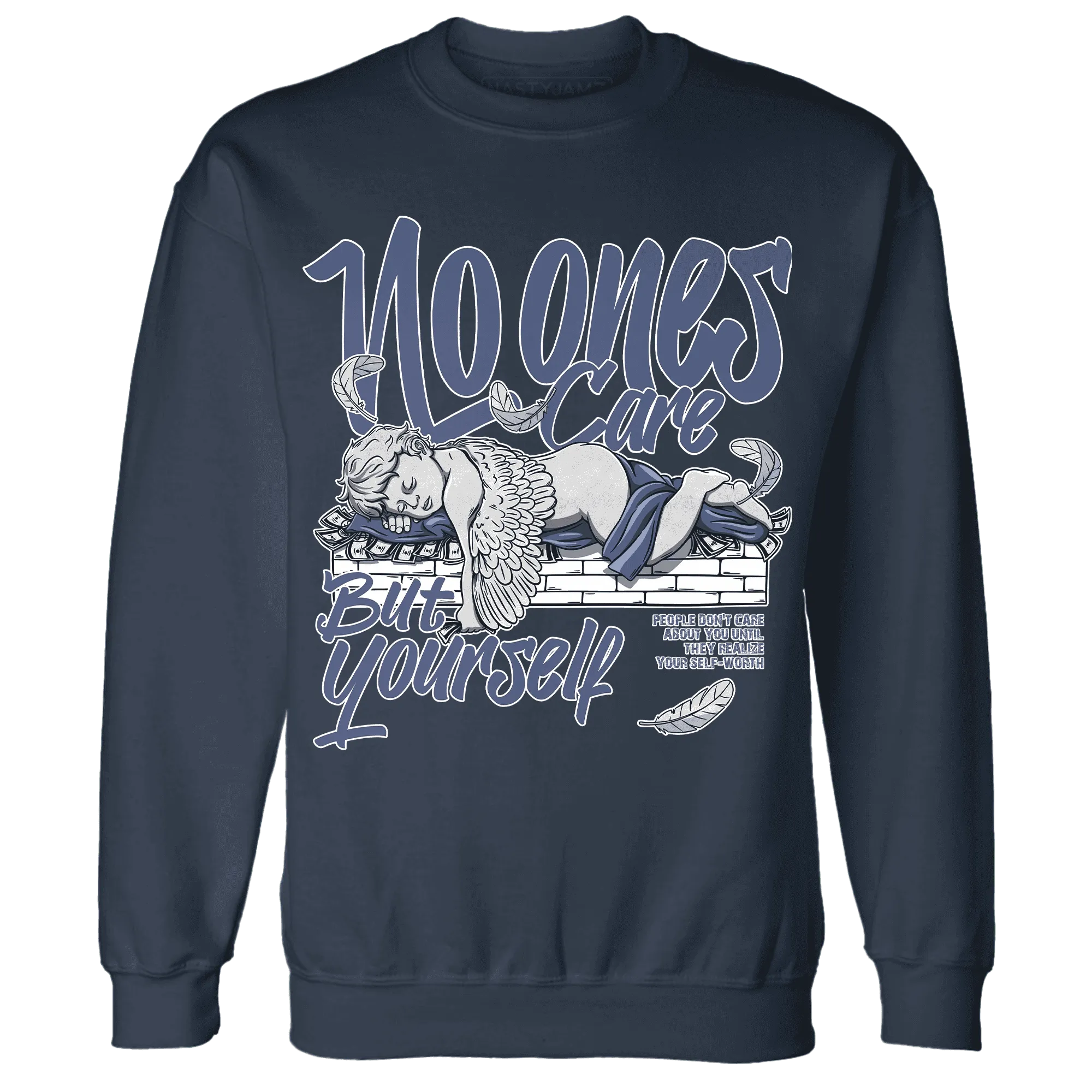 Low-Diffused-Blue-11s-Sweatshirt-Match-No-Ones-Care