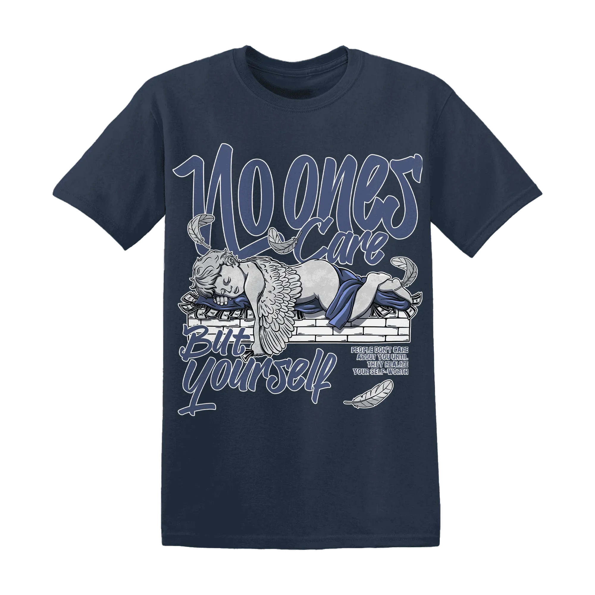 Low-Diffused-Blue-11s-T-Shirt-Match-No-Ones-Care
