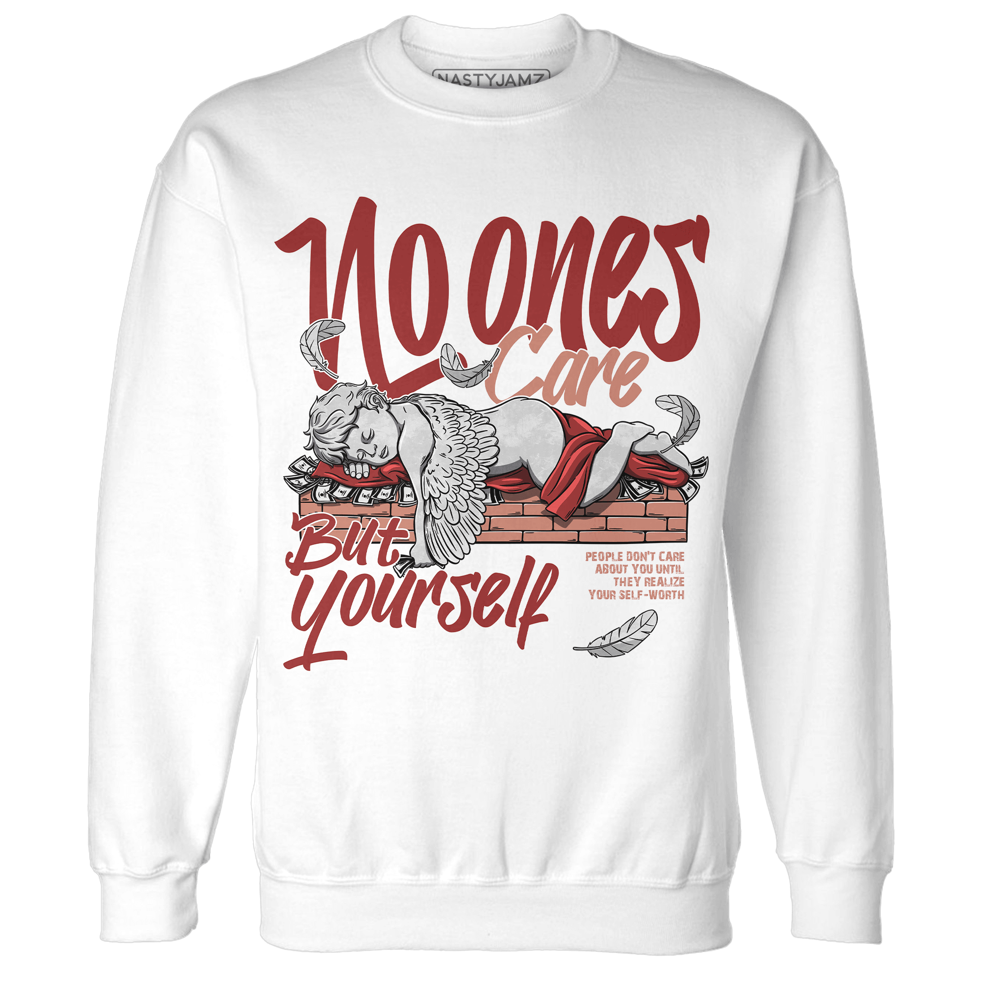 Dune Red 13s Sweatshirt Match No Ones Care - NastyJamz