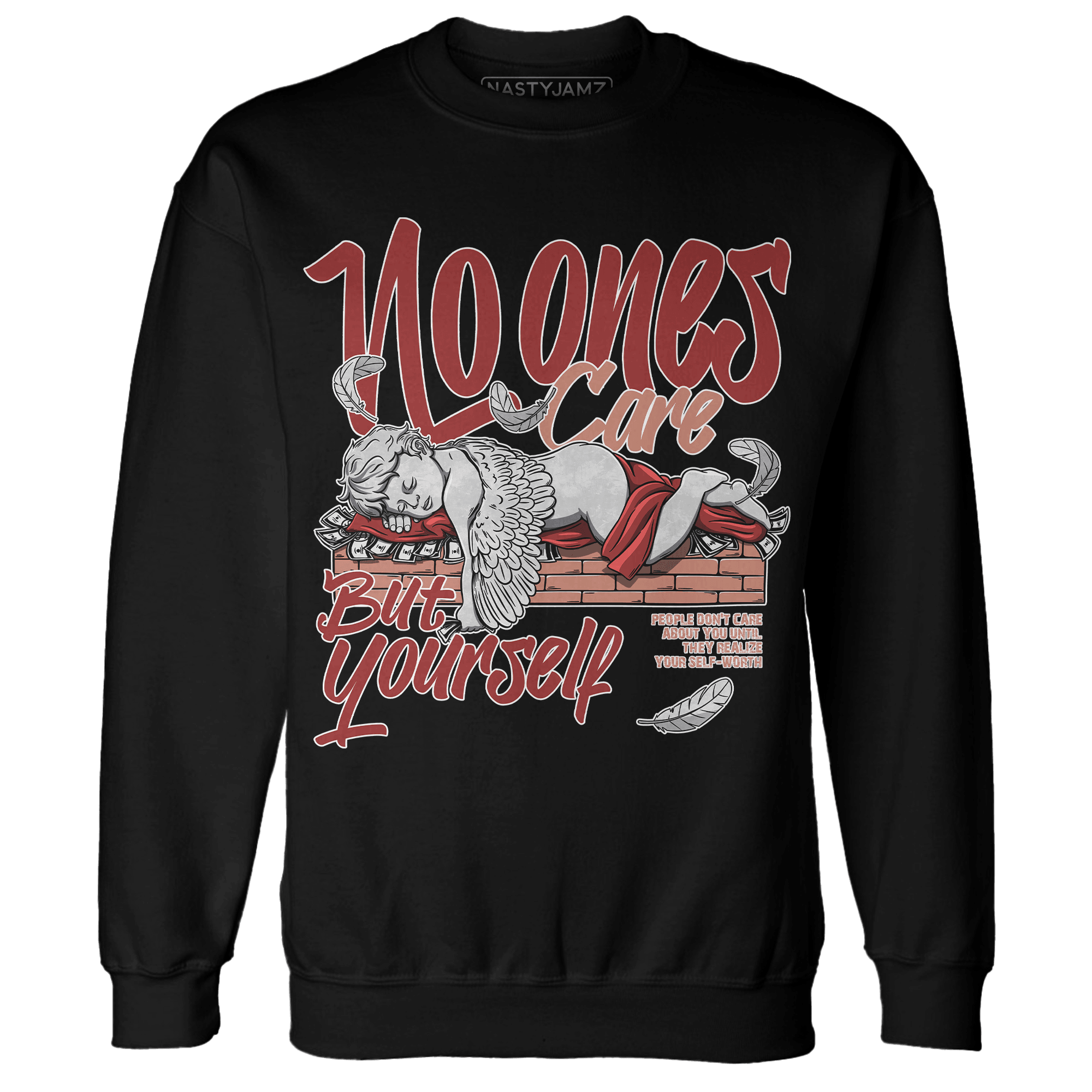 Dune Red 13s Sweatshirt Match No Ones Care - NastyJamz