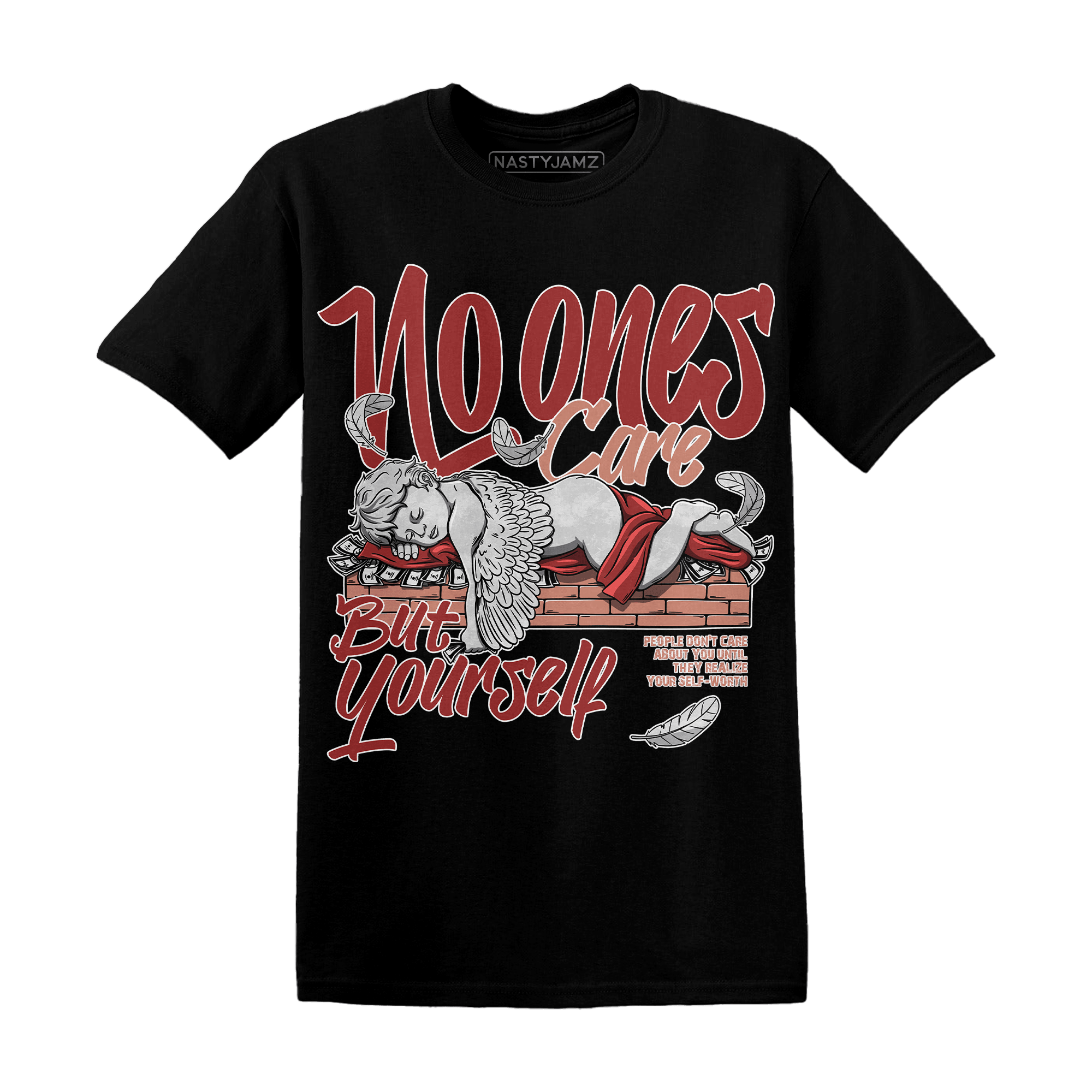 Dune Red 13s T Shirt Match No Ones Care - NastyJamz