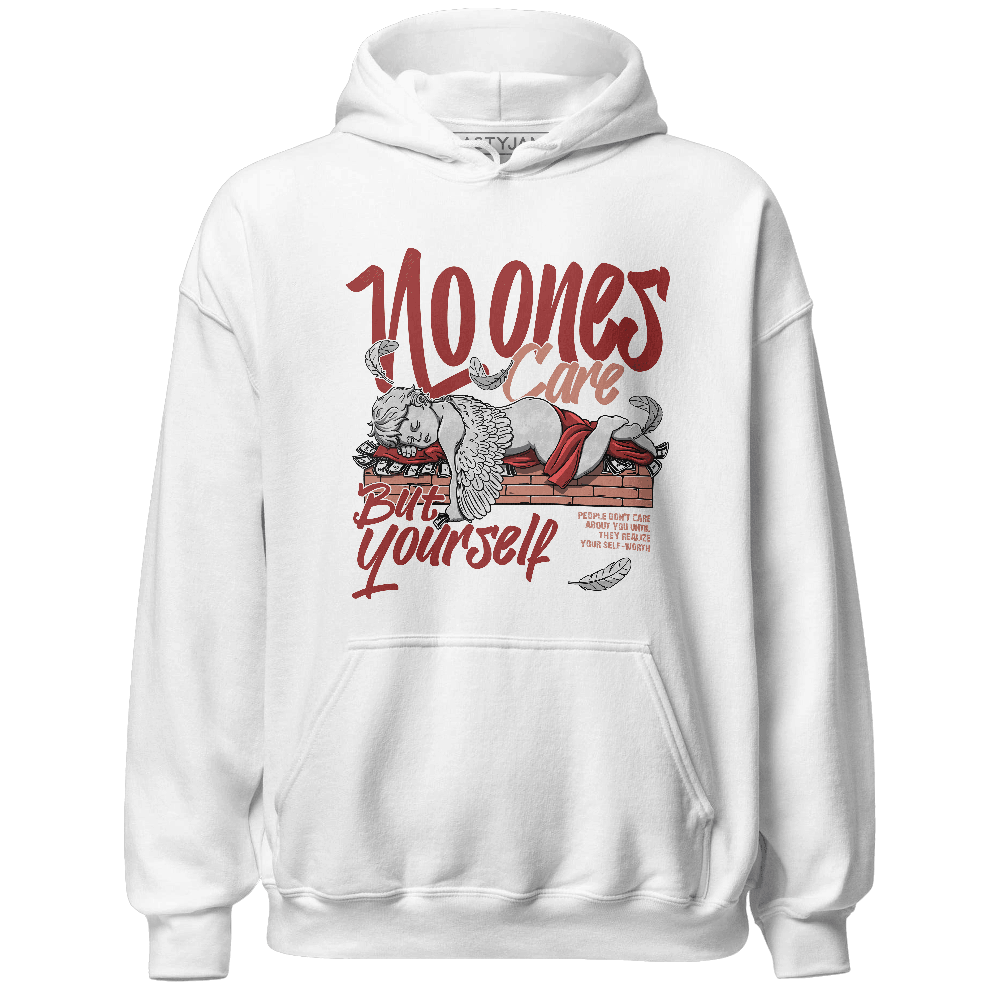 Dune Red 13s Hoodie Match No Ones Care - NastyJamz