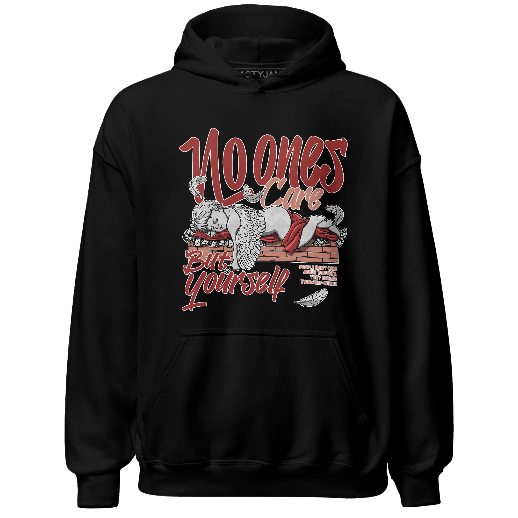 Dune Red 13s Hoodie Match No Ones Care - NastyJamz