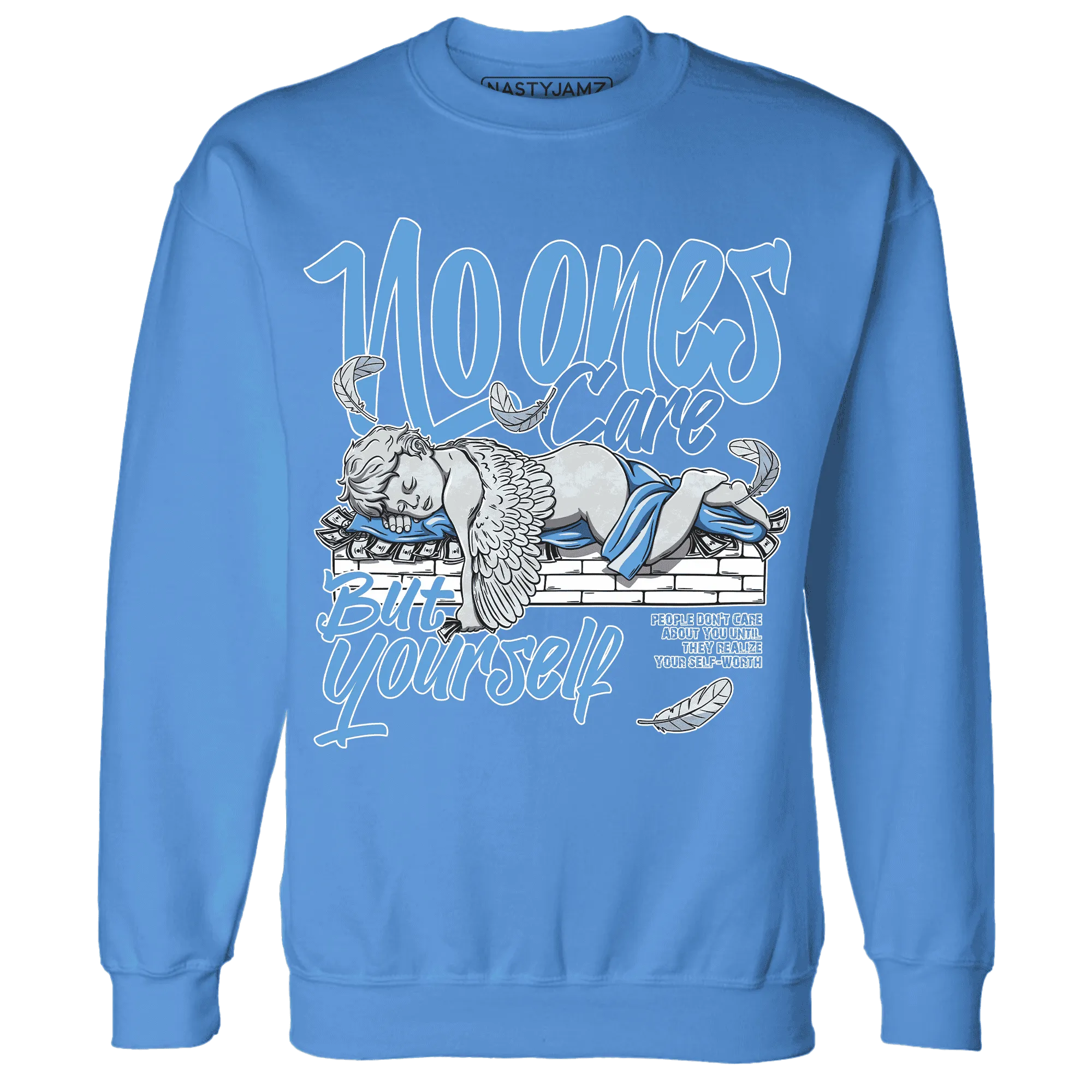 Carolina-Blue-Univercitii-17s-NastyJamz-Sweatshirt-Match-No-Ones-Care