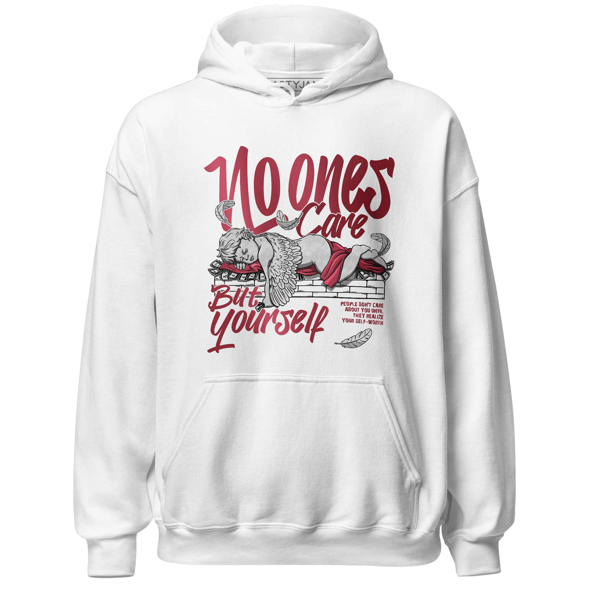 High 85 Metallic Burgundy 1s Hoodie Match No Ones Care - NastyJamz