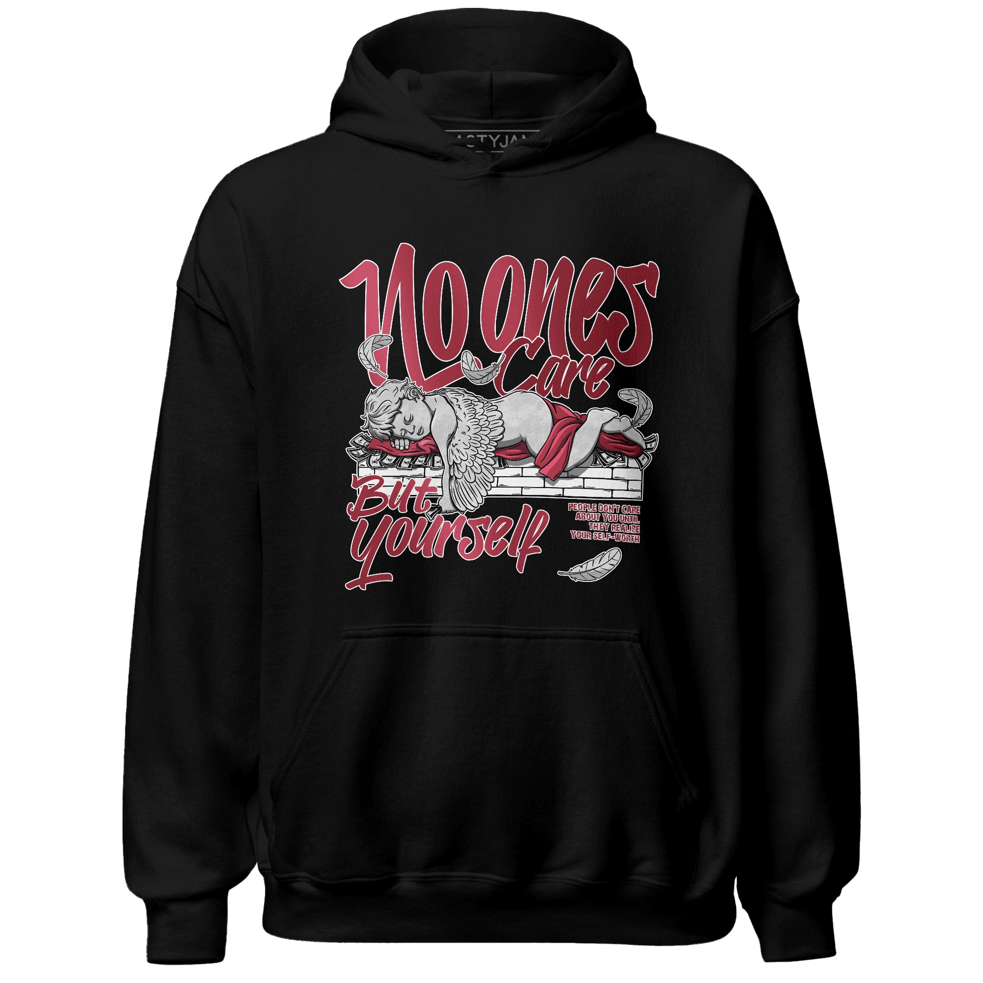 High 85 Metallic Burgundy 1s Hoodie Match No Ones Care - NastyJamz