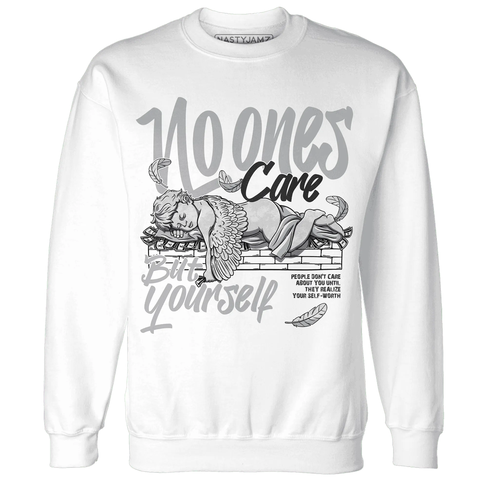 Wolf-Grey-1s-Sweatshirt-Match-No-Ones-Care