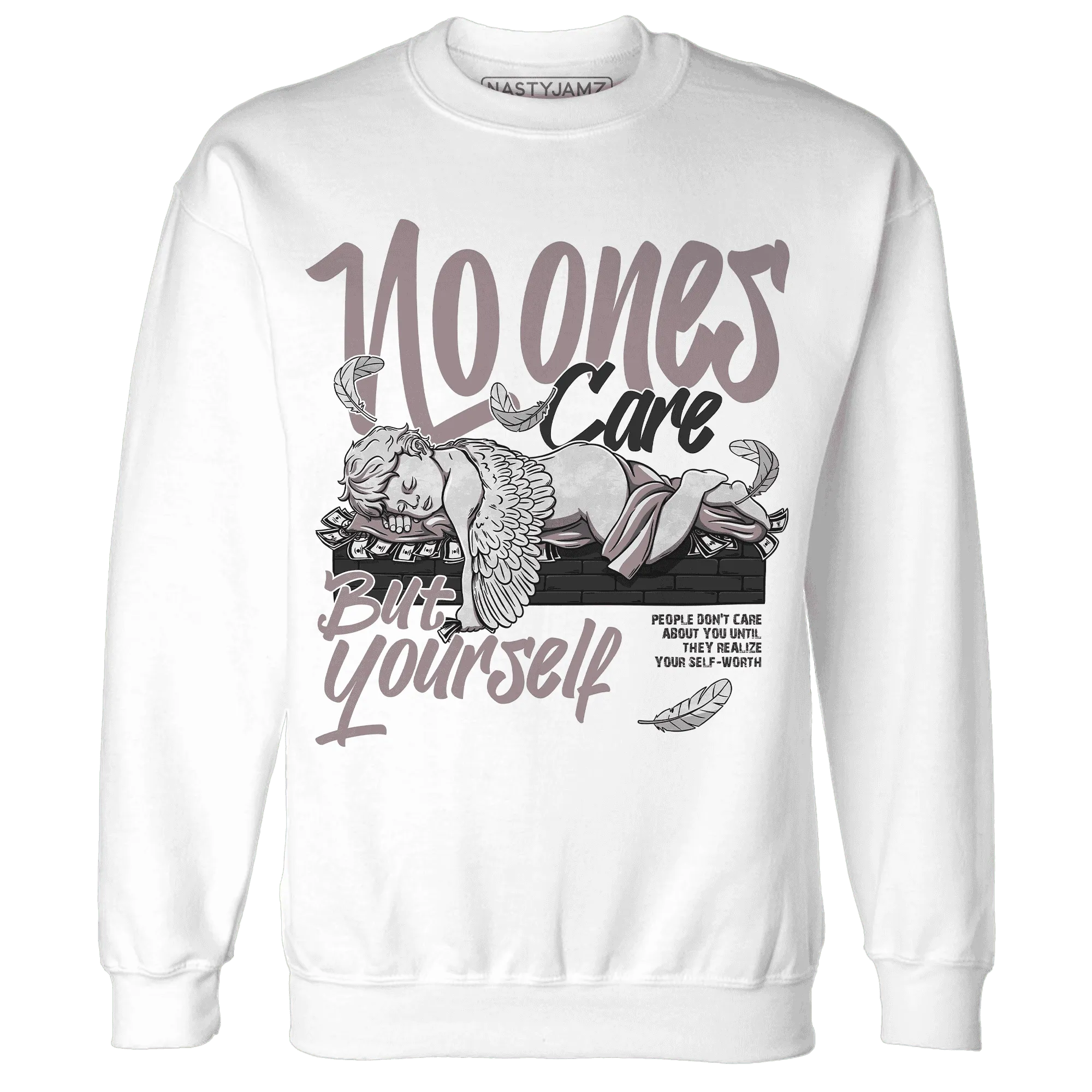 Black-Violet-Ore-3s-NastyJamz-Sweatshirt-Match-No-Ones-Care