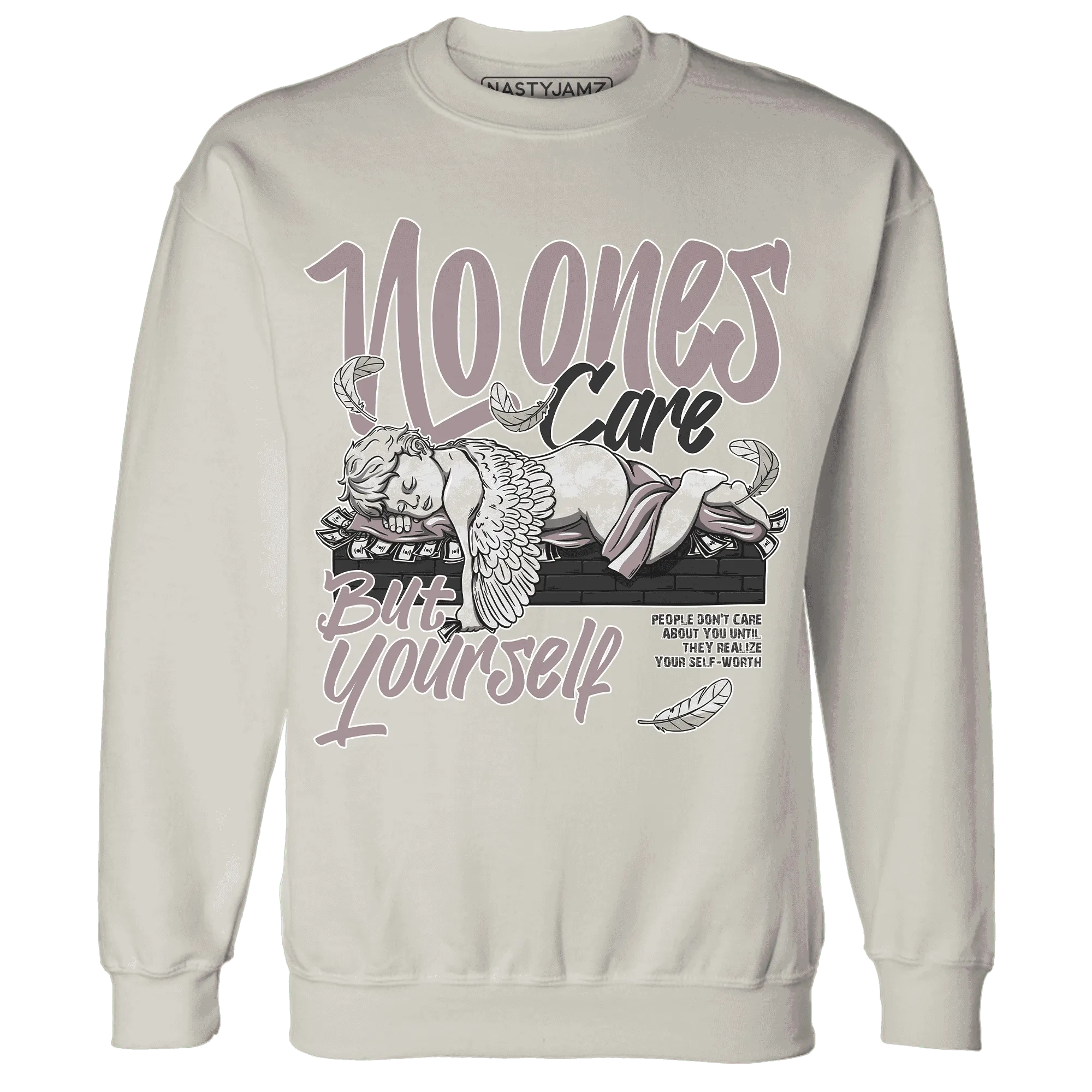 Black-Violet-Ore-3s-NastyJamz-Sweatshirt-Match-No-Ones-Care