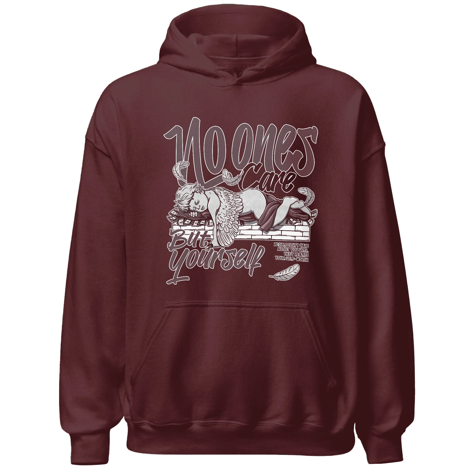 Burgundy-Crush-3s-NastyJamz-Hoodie-Match-No-Ones-Care