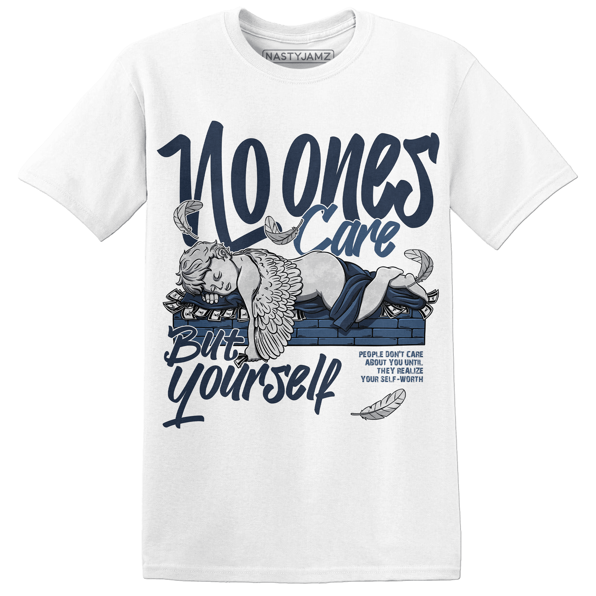 AM 1 86 Jackie RBS T Shirt Match No Ones Care - NastyJamz