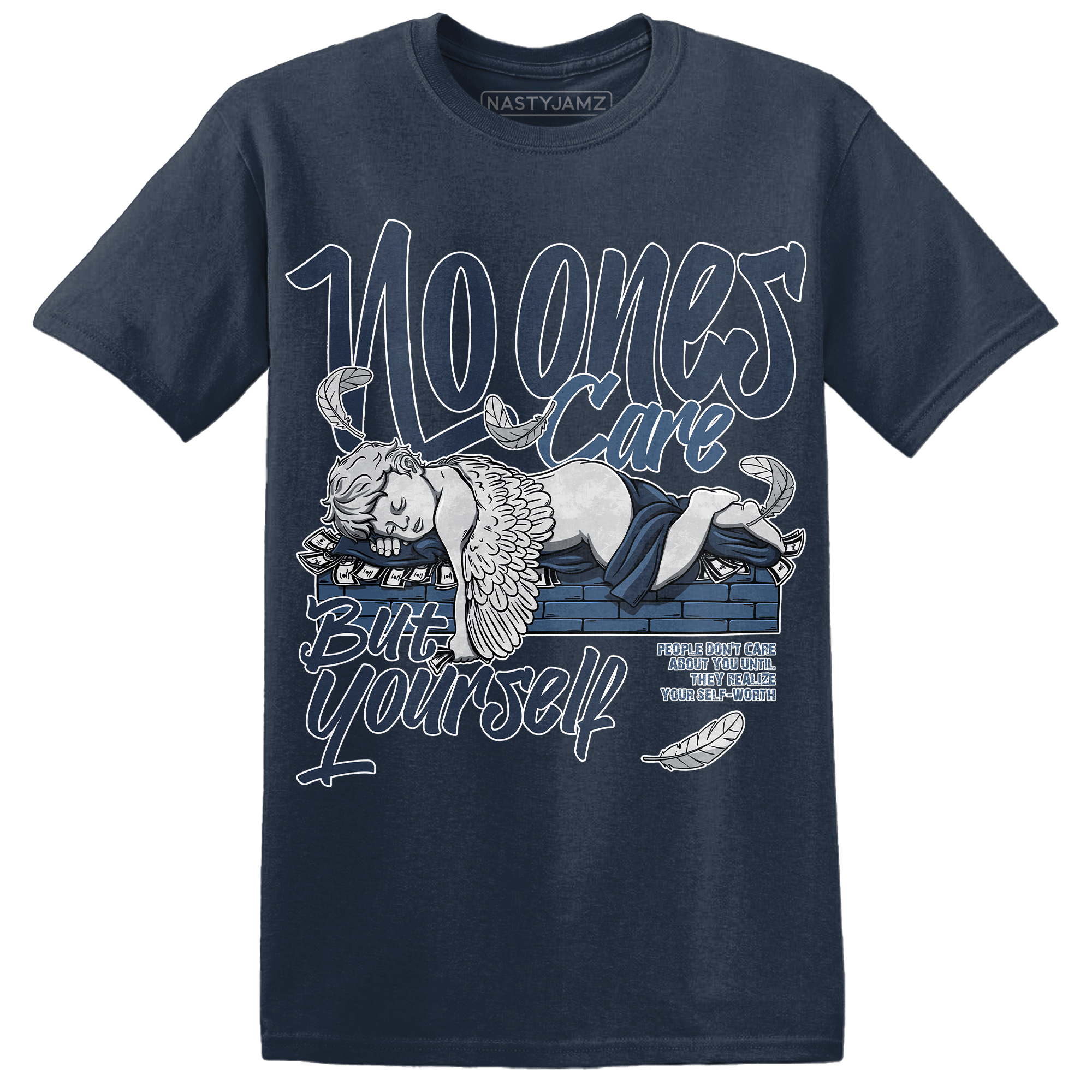 AM 1 86 Jackie RBS T Shirt Match No Ones Care - NastyJamz