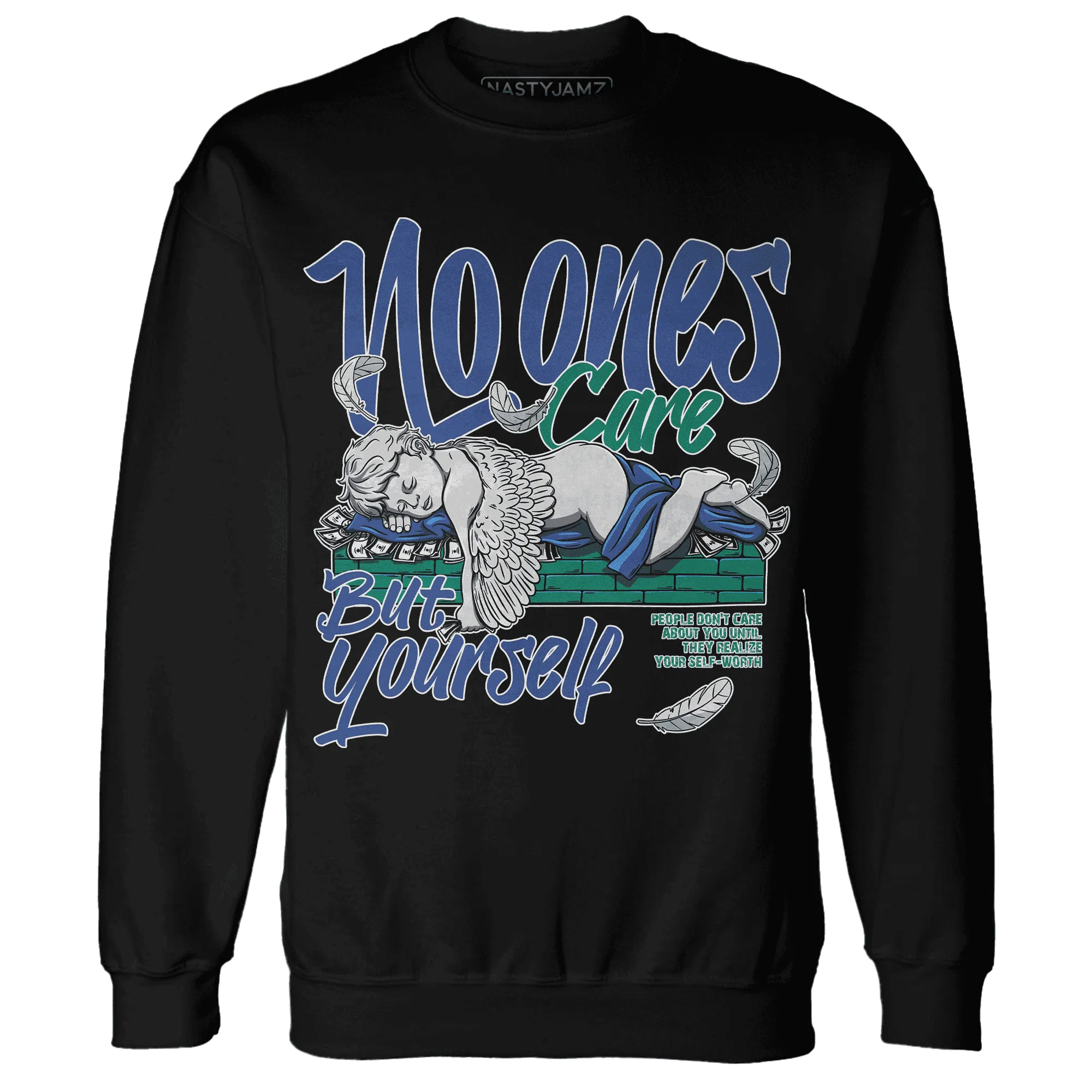 Dunk-Hyper-Royal-Malachite-Sweatshirt-Match-No-Ones-Care