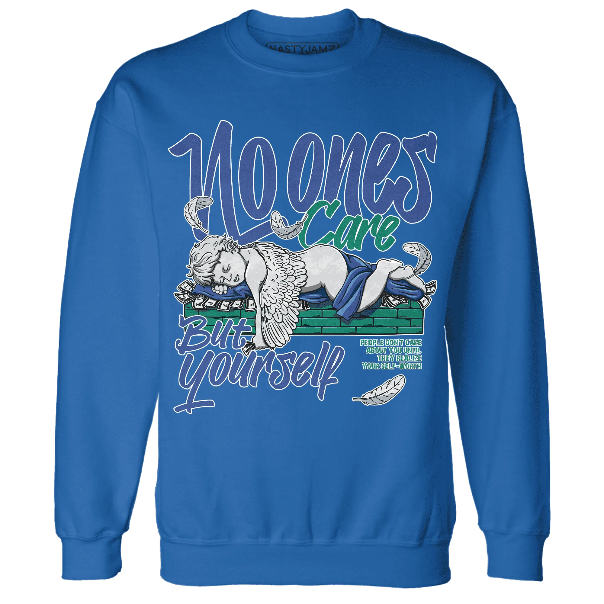 Dunk-Hyper-Royal-Malachite-Sweatshirt-Match-No-Ones-Care