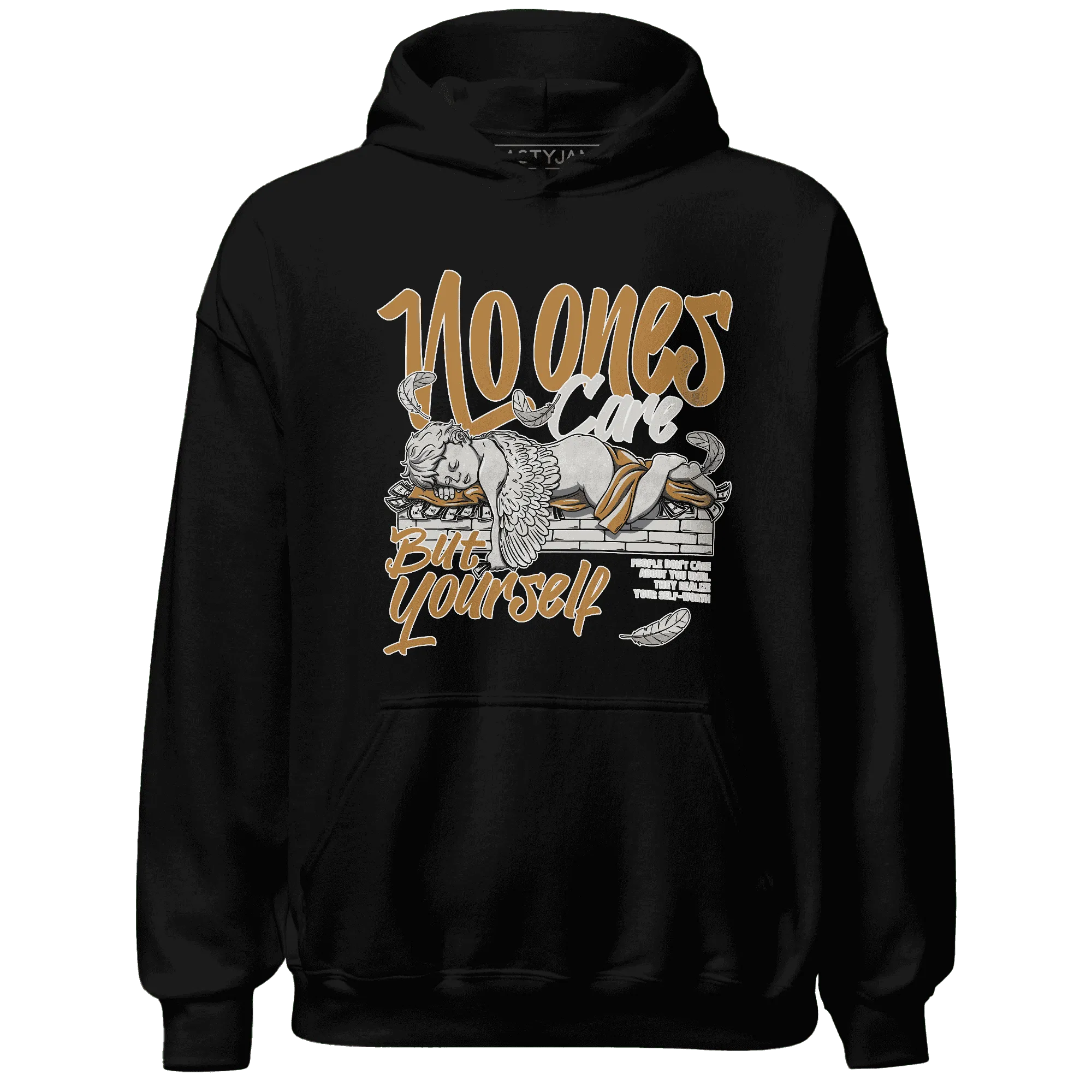 Dunk-Low-Retro-Wheat-Orange-Hoodie-Match-No-Ones-Care