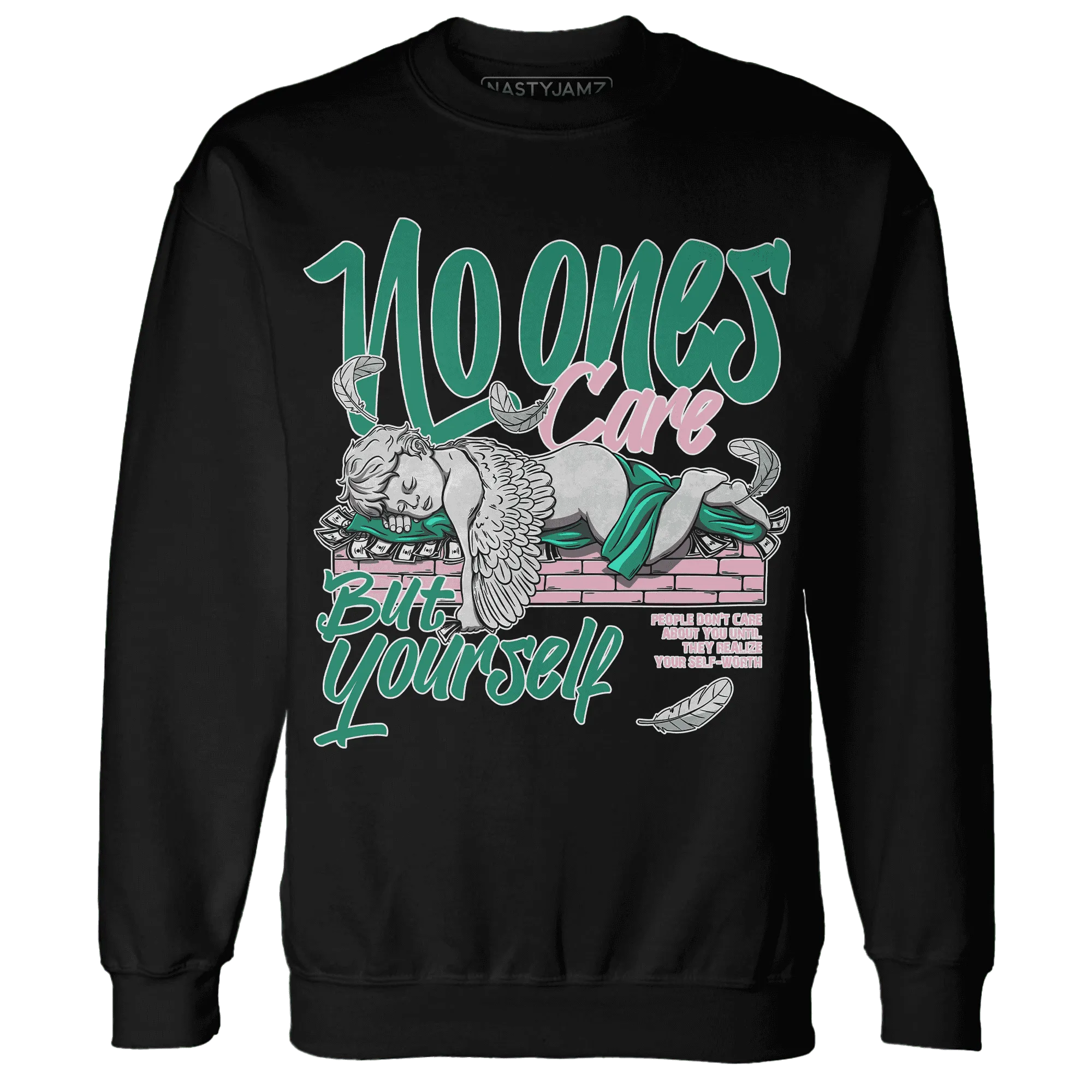 Dunk-Pink-Malachite-Medium-Soft-Low-Sail-NastyJamz-Sweatshirt-Match-No-Ones-Care