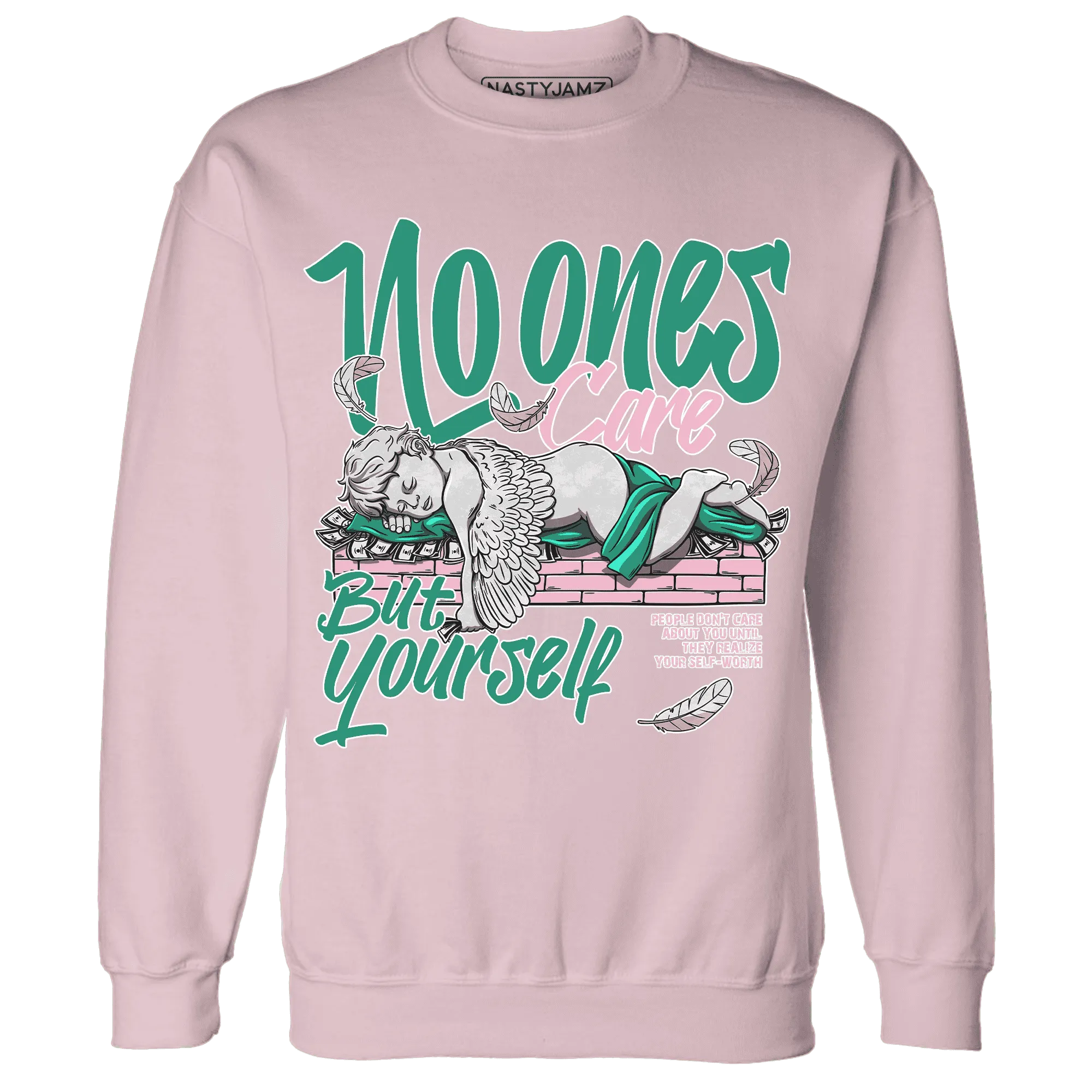 Dunk-Pink-Malachite-Medium-Soft-Low-Sail-NastyJamz-Sweatshirt-Match-No-Ones-Care