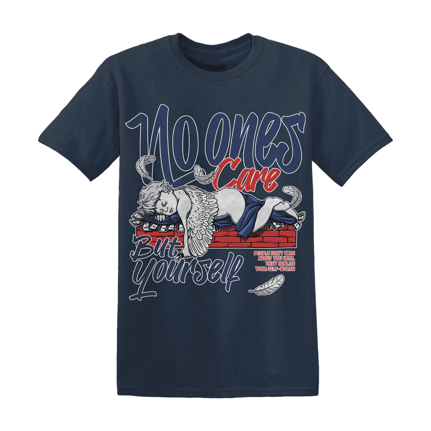 VaporMax-Air-Plus-Midnight-Navy-Gold-Black-NastyJamz-T-Shirt-Match-No-Ones-Care