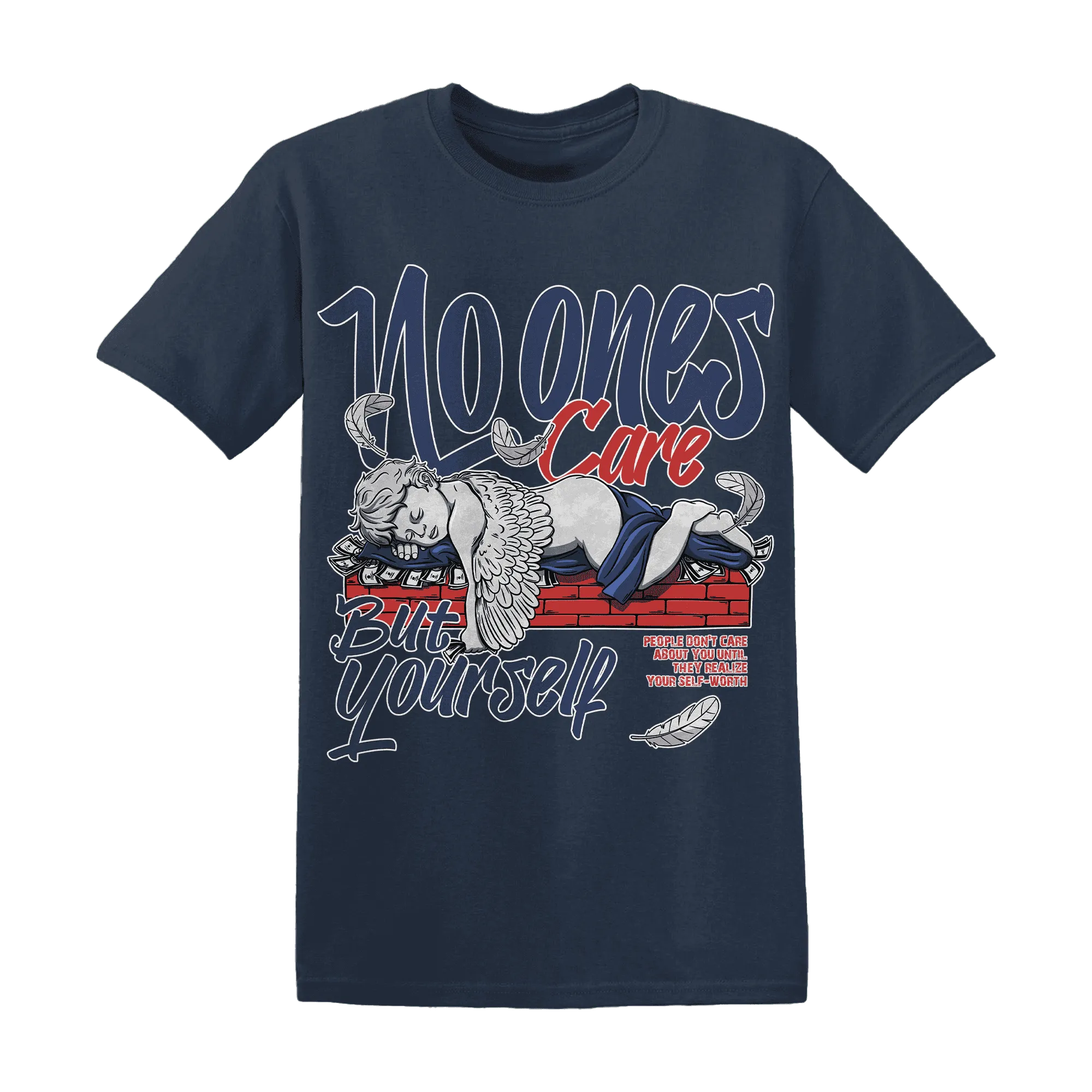 VaporMax-Air-Plus-Midnight-Navy-Gold-Black-NastyJamz-T-Shirt-Match-No-Ones-Care