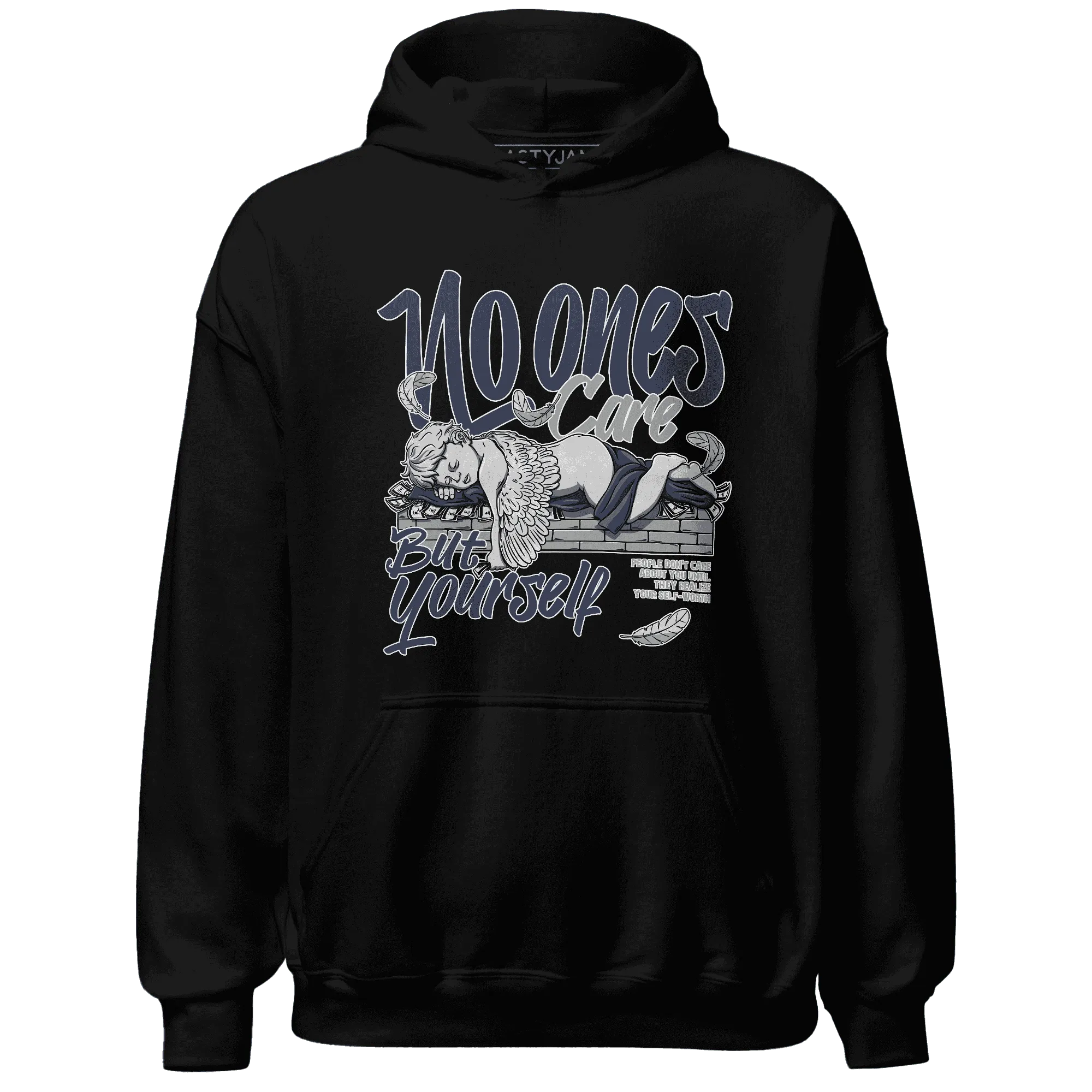 VaporMax-Plus-Midnight-Navy-White-Metallic-Silver-Hoodie-Match-No-Ones-Care