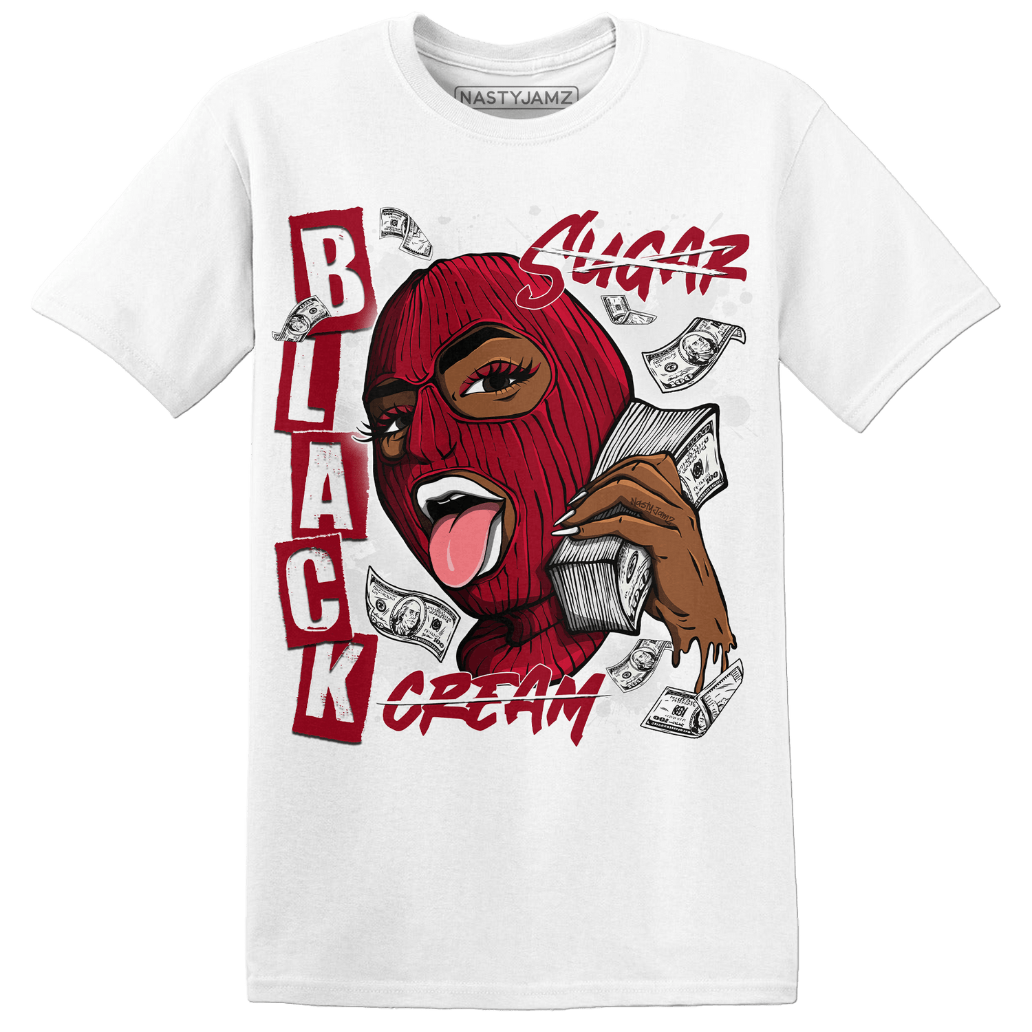Retro Red Taxi 12s T Shirt Match No Sugar No Cream - NastyJamz