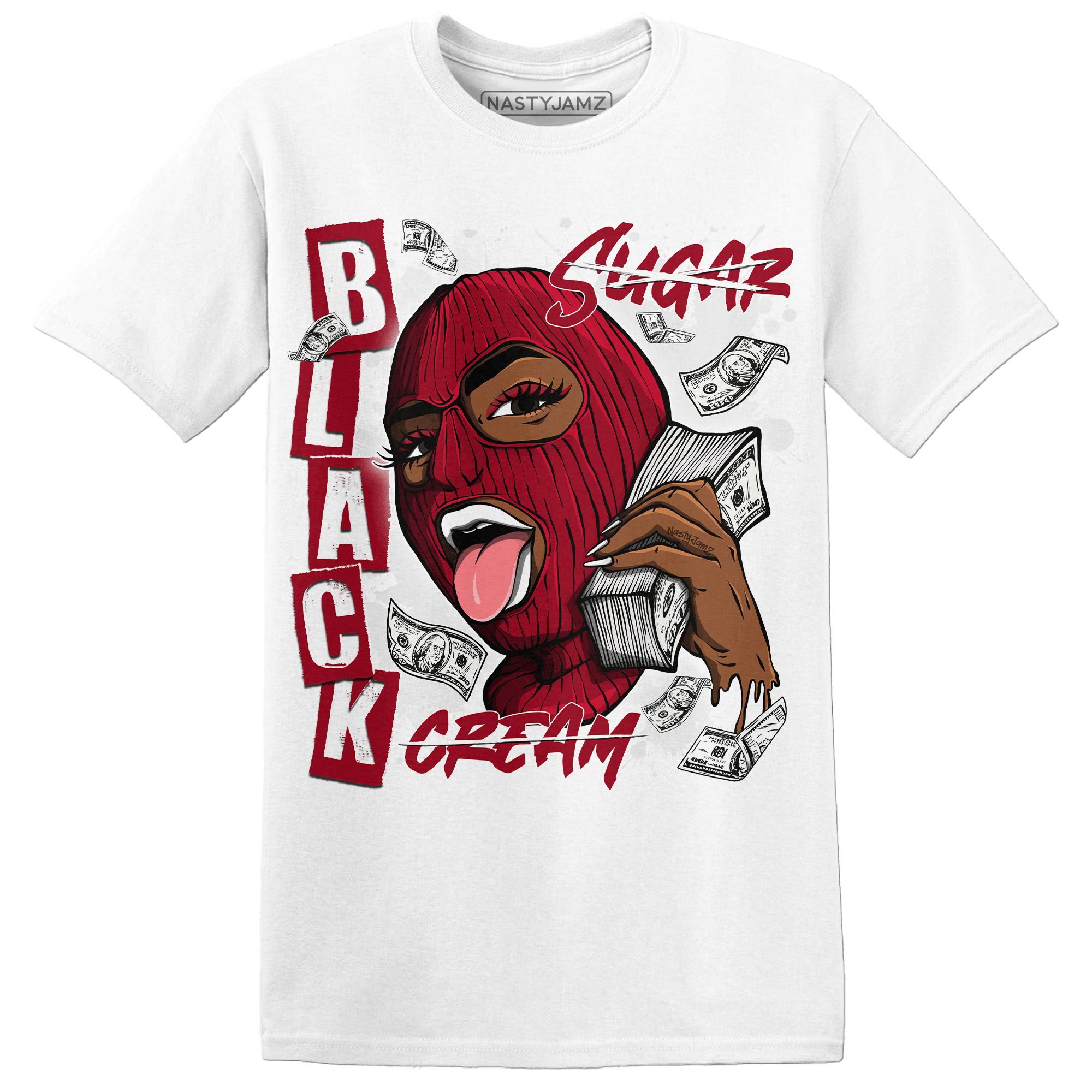 Retro Red Taxi 12s T Shirt Match No Sugar No Cream - NastyJamz