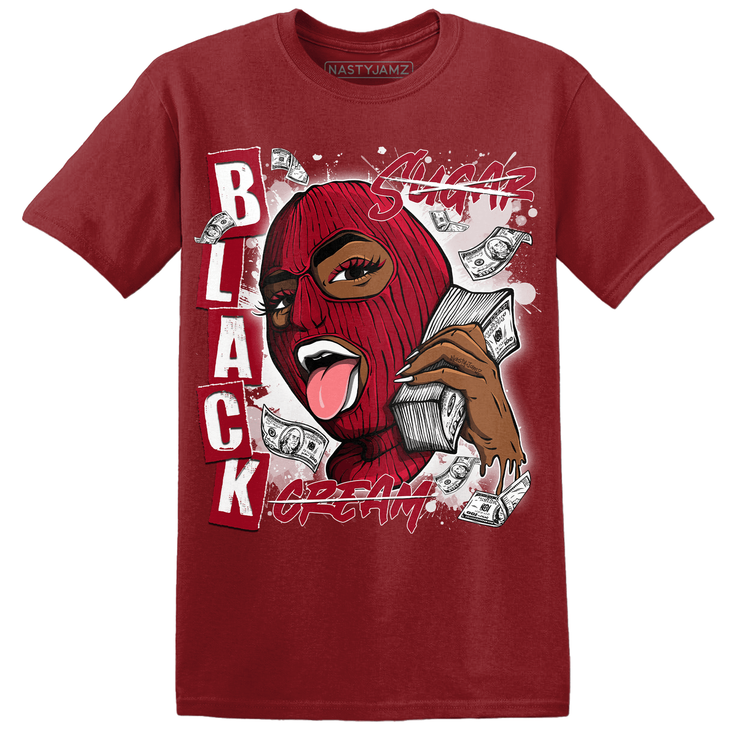 Retro Red Taxi 12s T Shirt Match No Sugar No Cream - NastyJamz