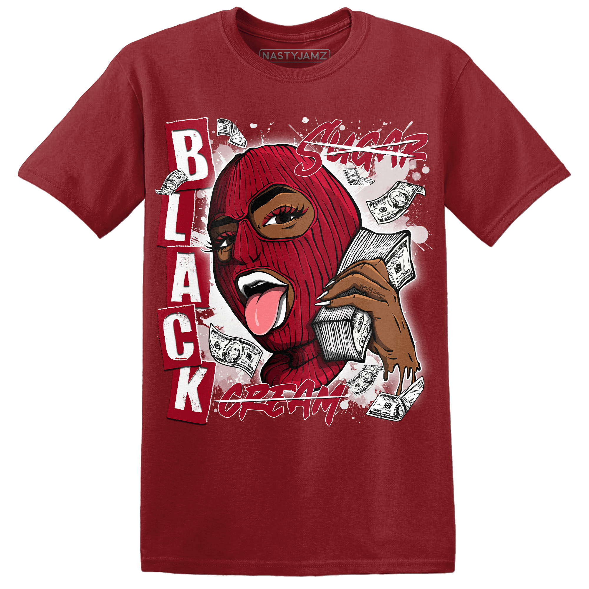 Retro Red Taxi 12s T Shirt Match No Sugar No Cream - NastyJamz