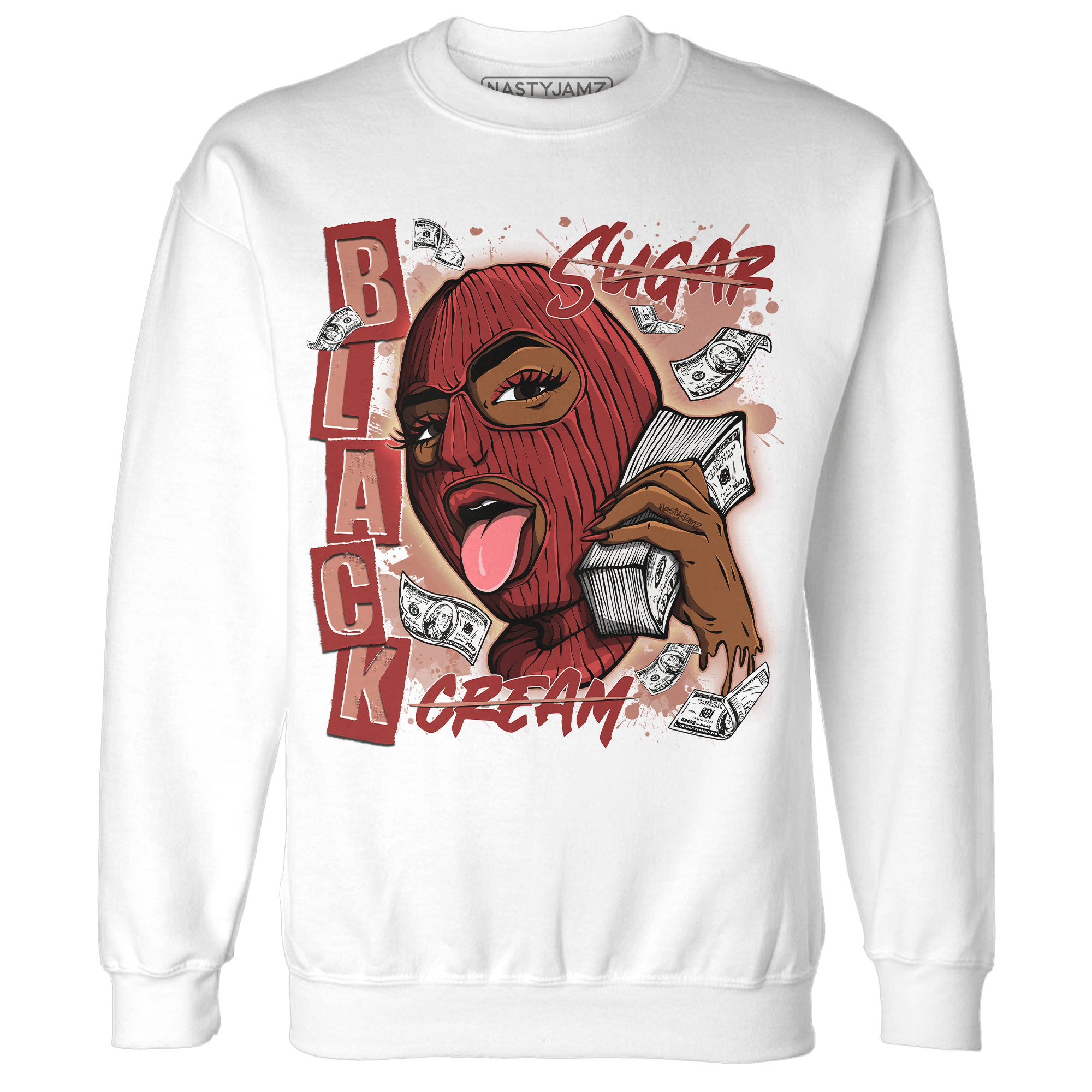 Dune Red 13s Sweatshirt Match No Sugar No Cream - NastyJamz
