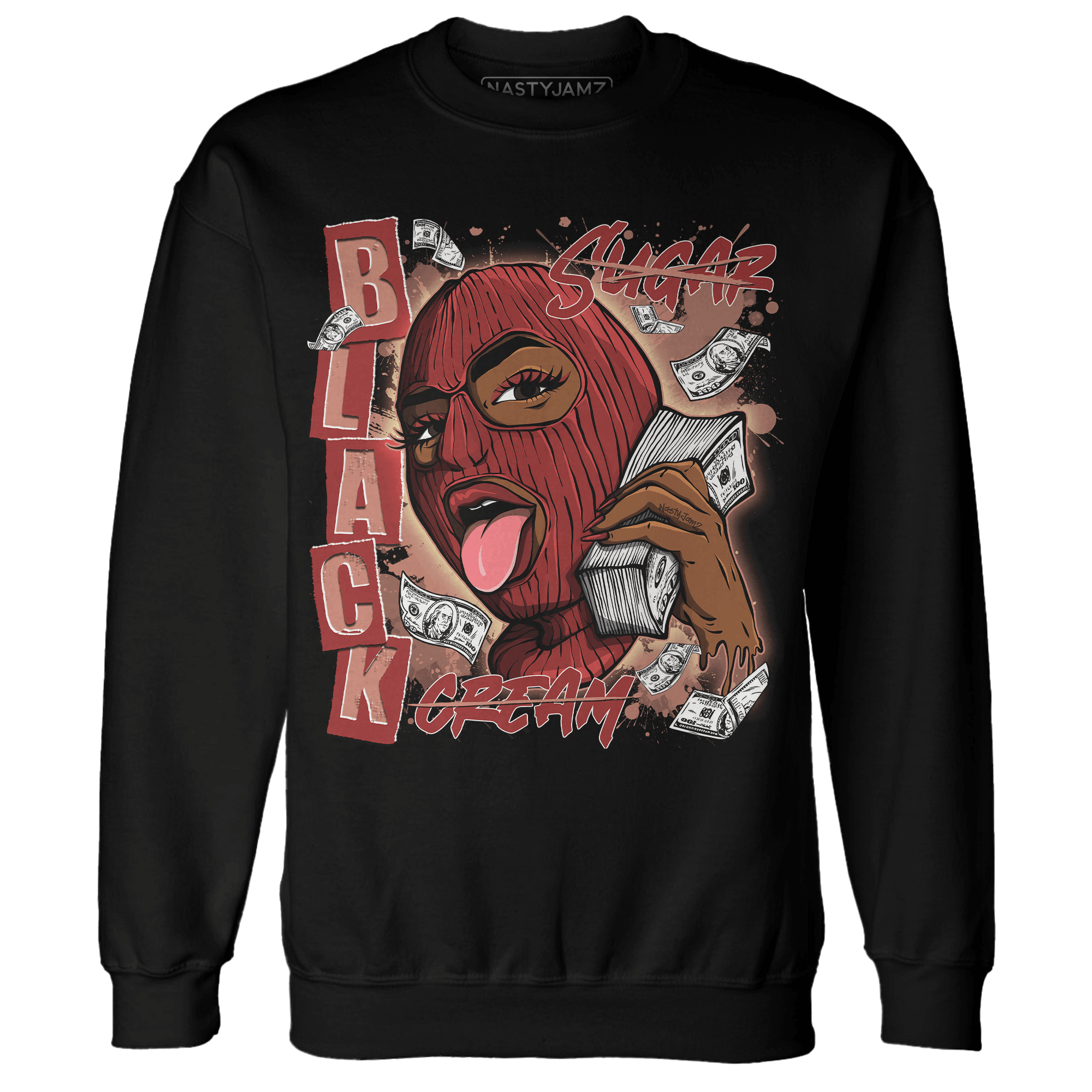 Dune Red 13s Sweatshirt Match No Sugar No Cream - NastyJamz