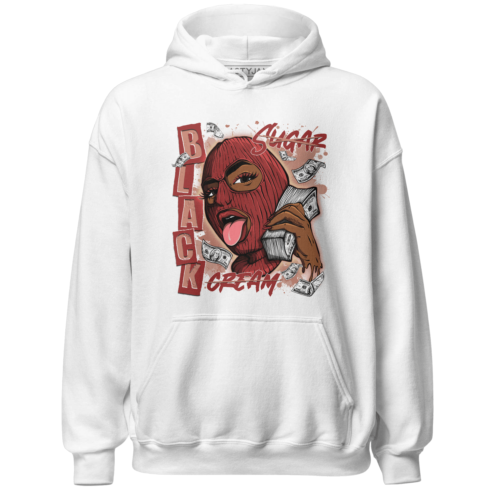 Dune Red 13s Hoodie Match No Sugar No Cream - NastyJamz