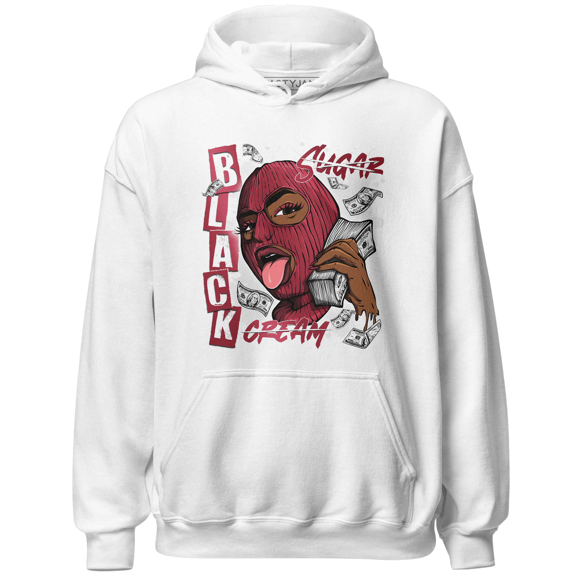 High 85 Metallic Burgundy 1s Hoodie Match No Sugar No Cream - NastyJamz