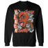 Georgia Peach 3s Sweatshirt Match No Sugar No Cream - NastyJamz