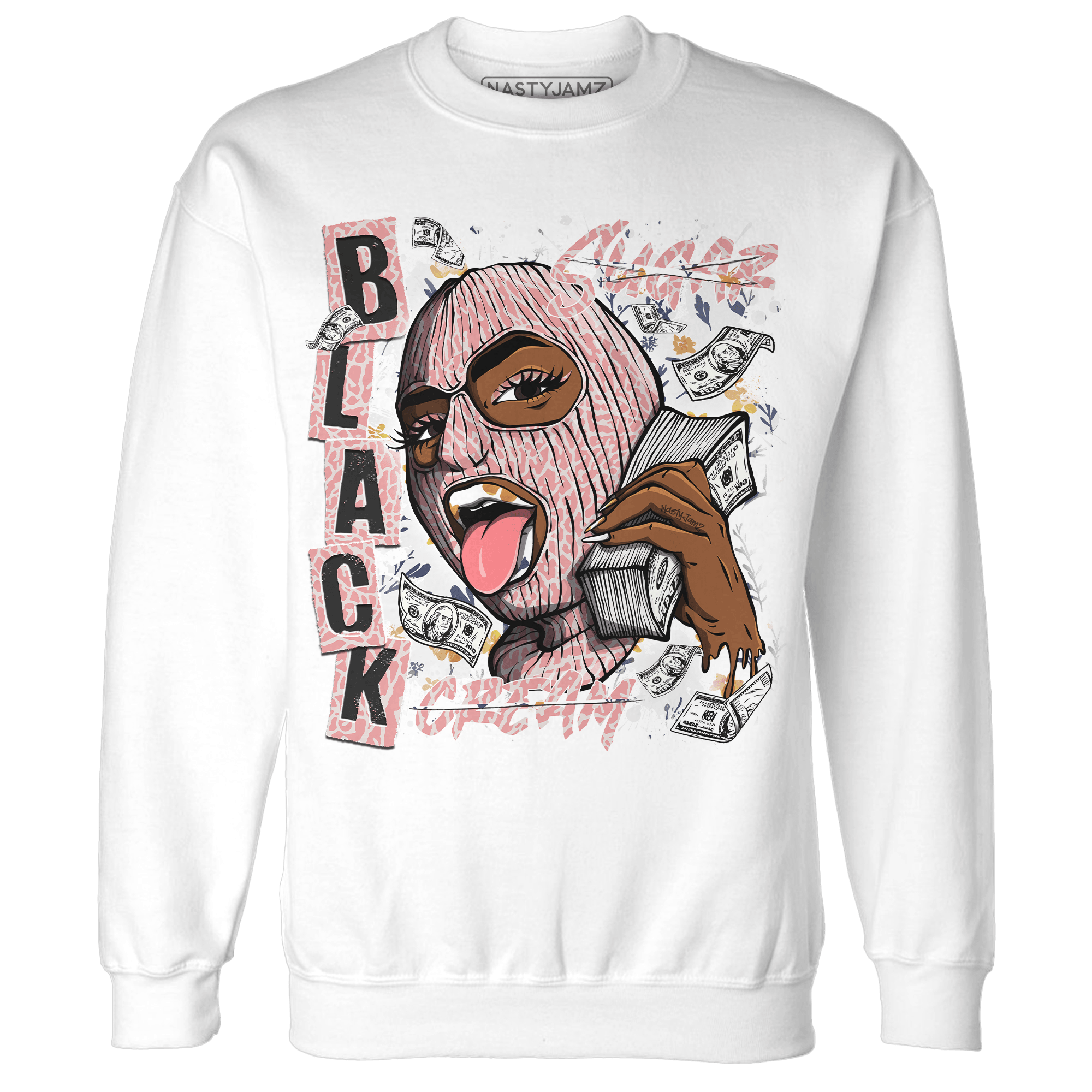 Red Stardust 3s Sweatshirt Match No Sugar No Cream - NastyJamz