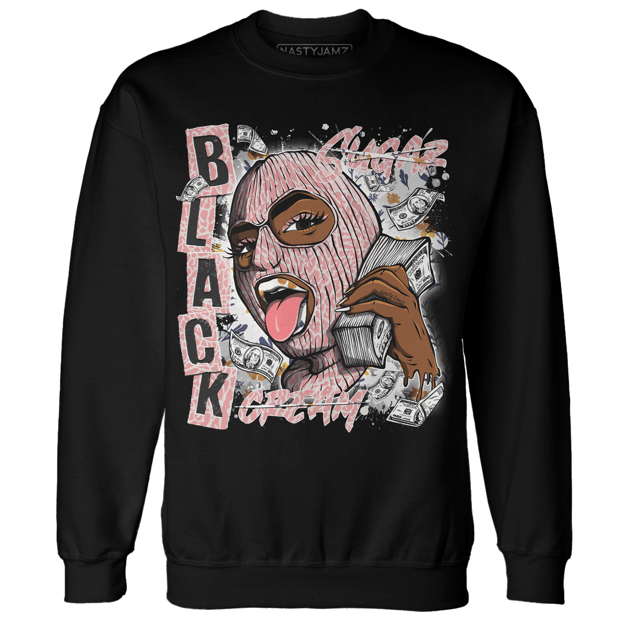 Red Stardust 3s Sweatshirt Match No Sugar No Cream - NastyJamz