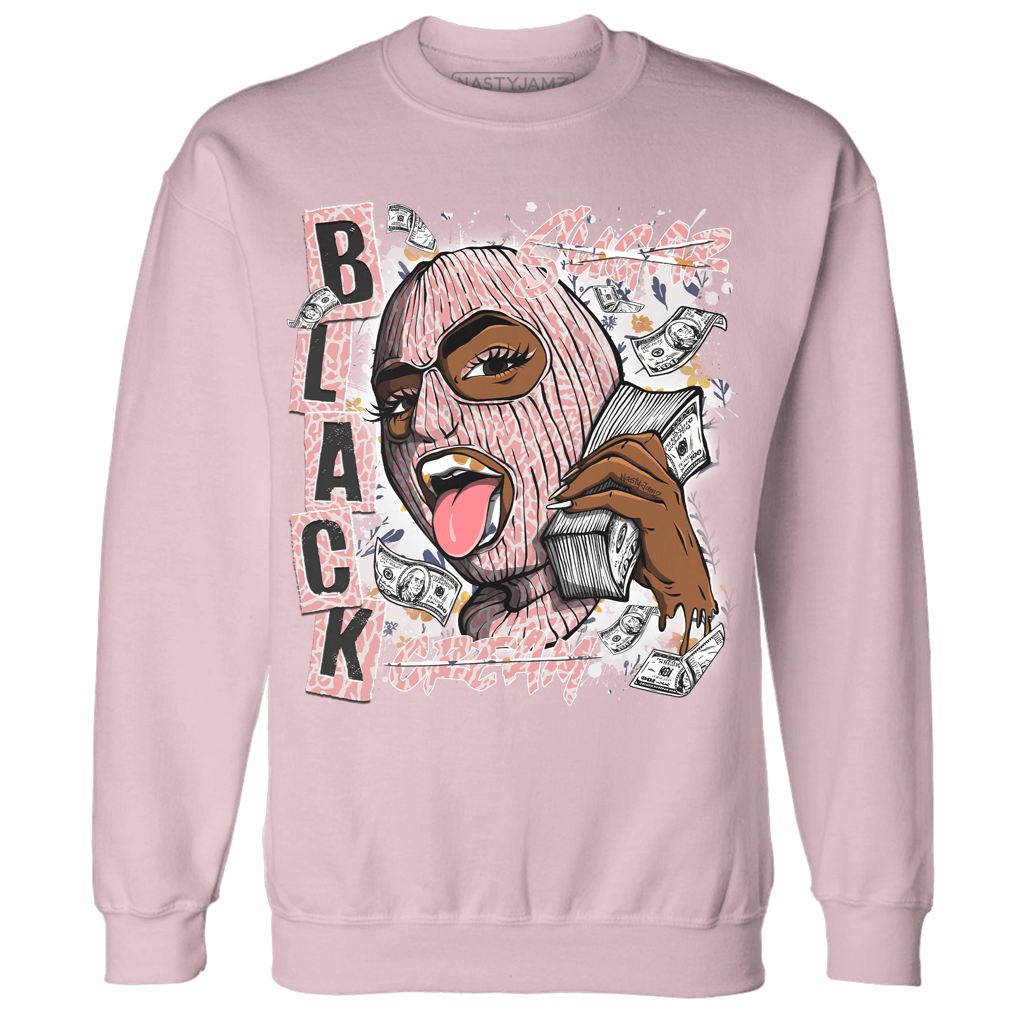 Red Stardust 3s Sweatshirt Match No Sugar No Cream - NastyJamz