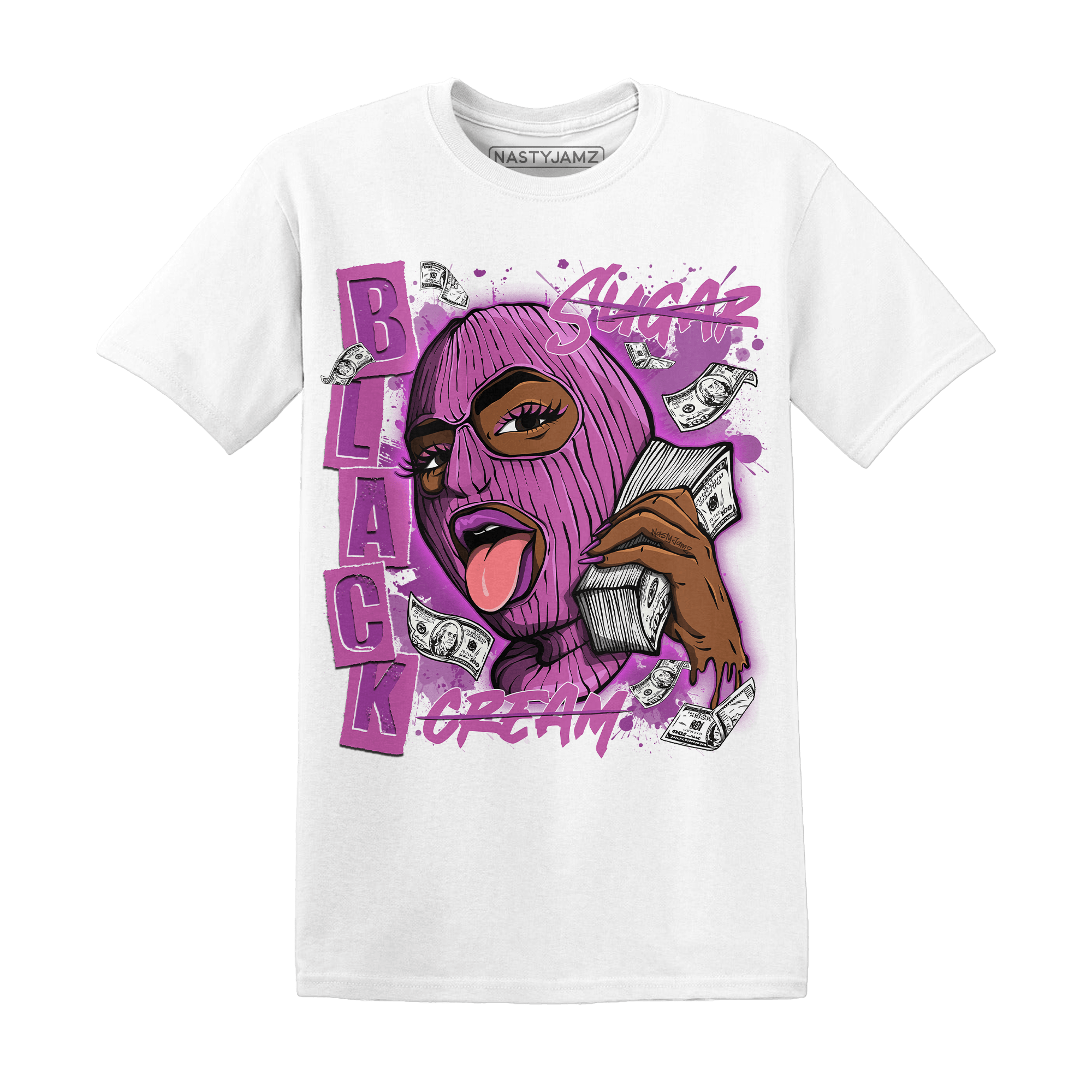 GS Hyper Violet 4s T Shirt Match No Sugar No Cream - NastyJamz