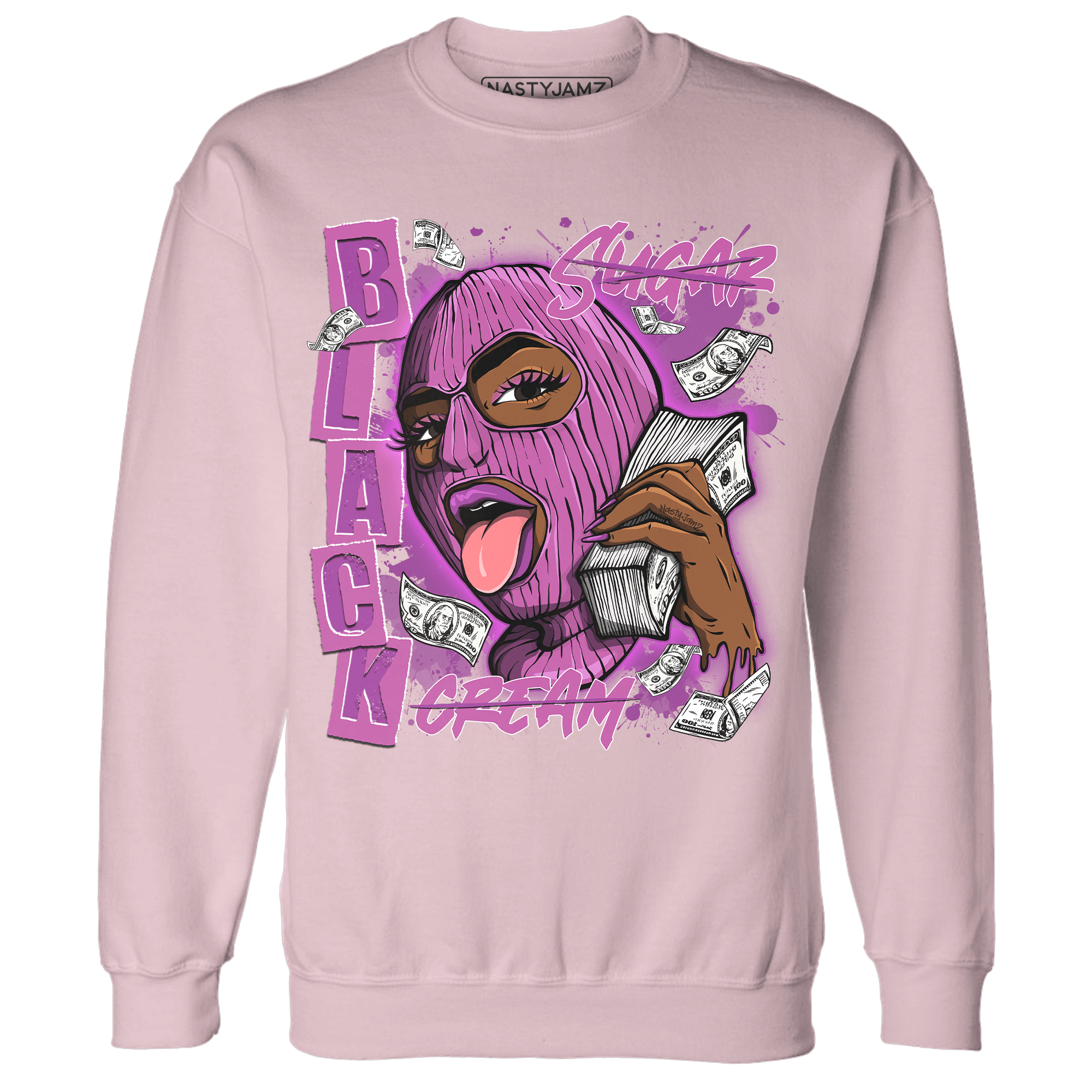 GS Hyper Violet 4s Sweatshirt Match No Sugar No Cream - NastyJamz