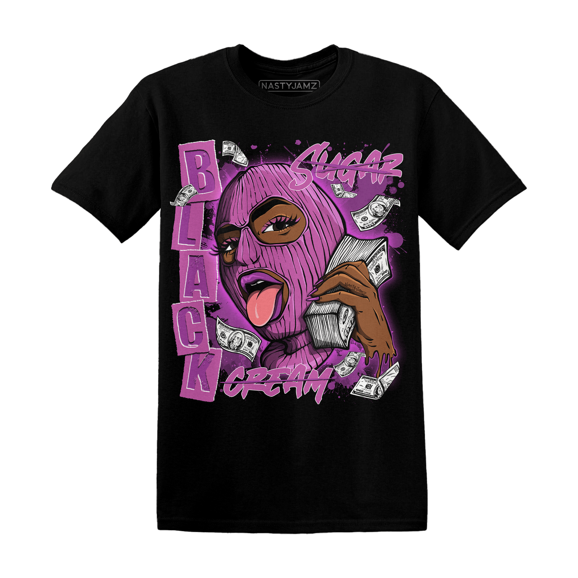 GS Hyper Violet 4s T Shirt Match No Sugar No Cream - NastyJamz