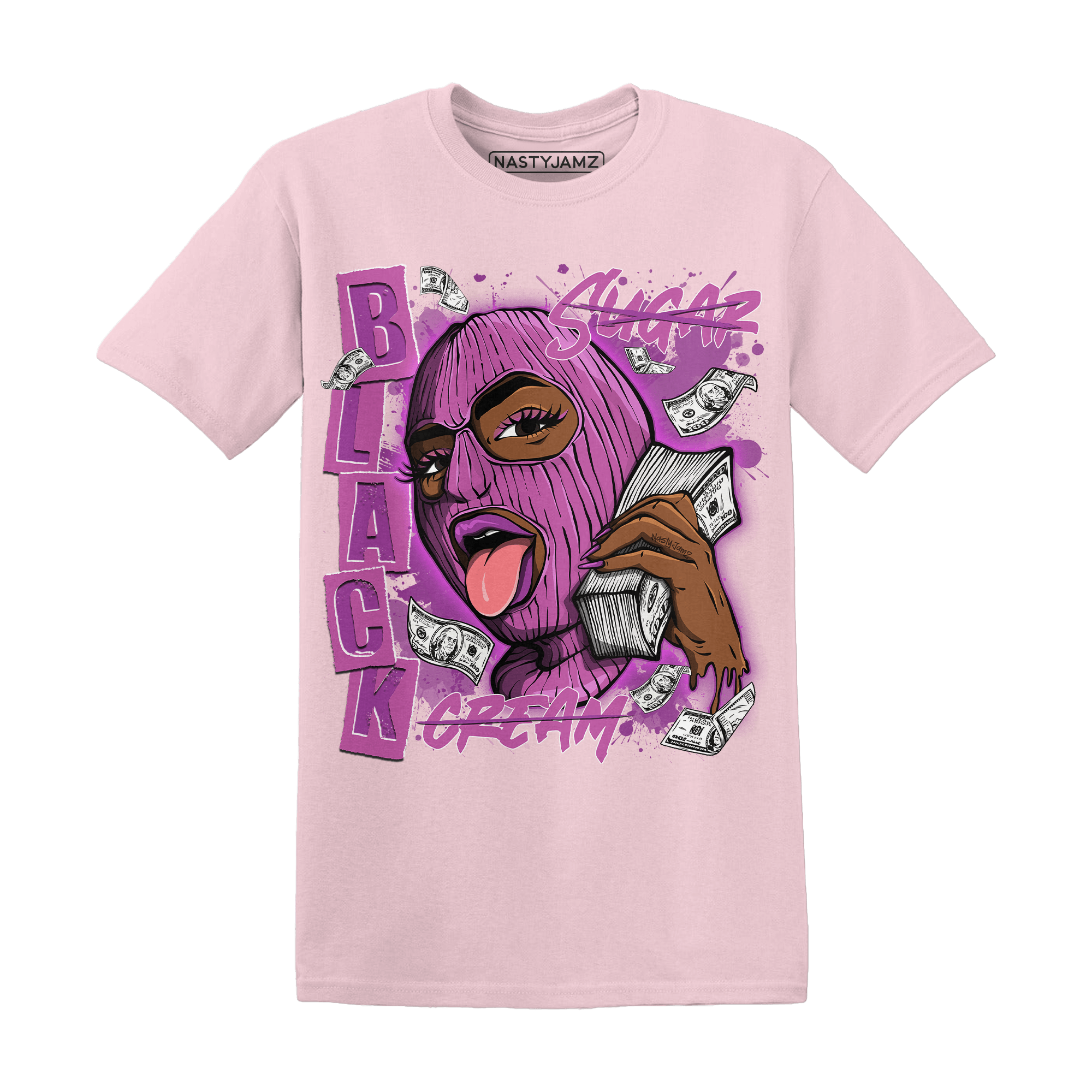 GS Hyper Violet 4s T Shirt Match No Sugar No Cream - NastyJamz