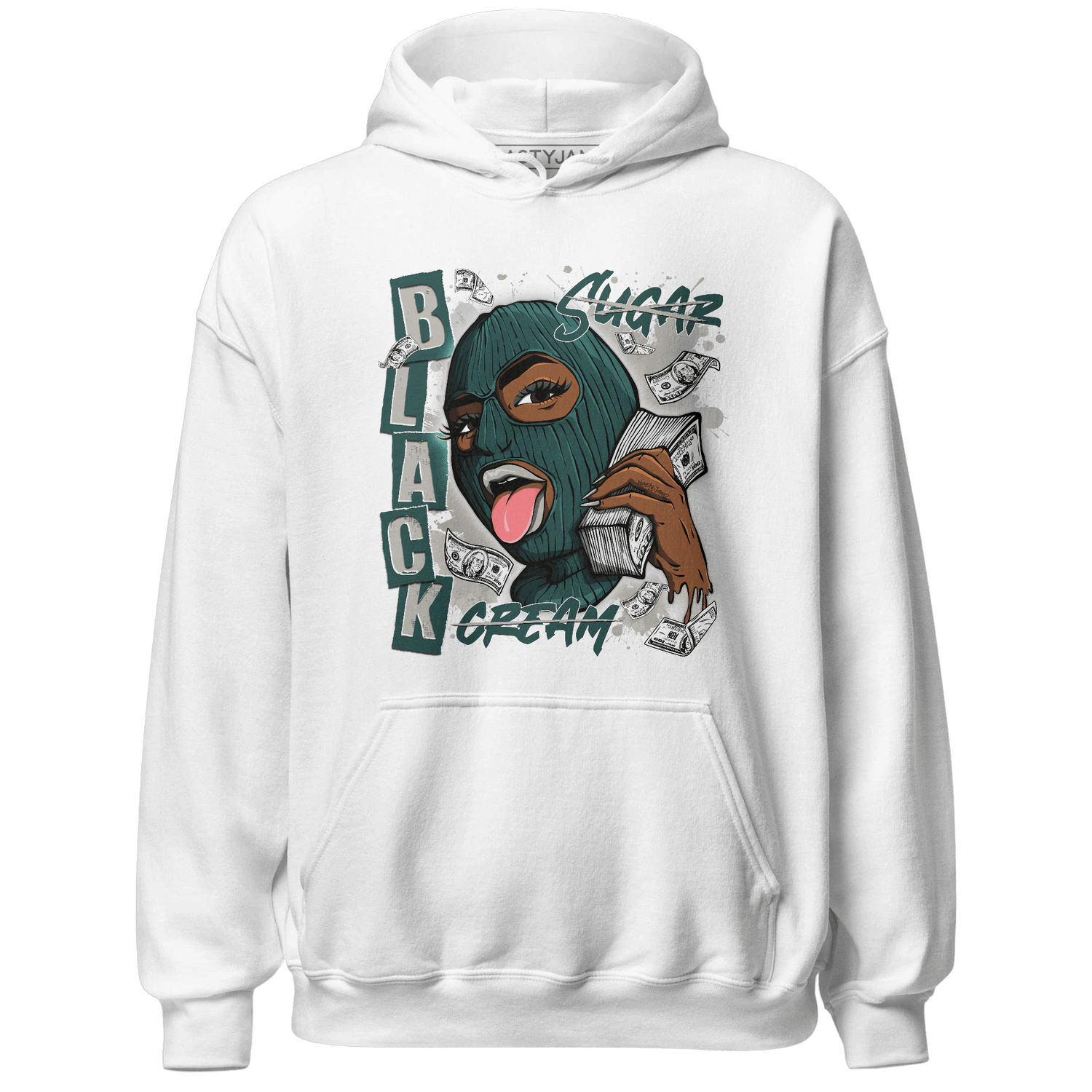 Oxidized Green 4s Hoodie Match No Sugar No Cream - NastyJamz
