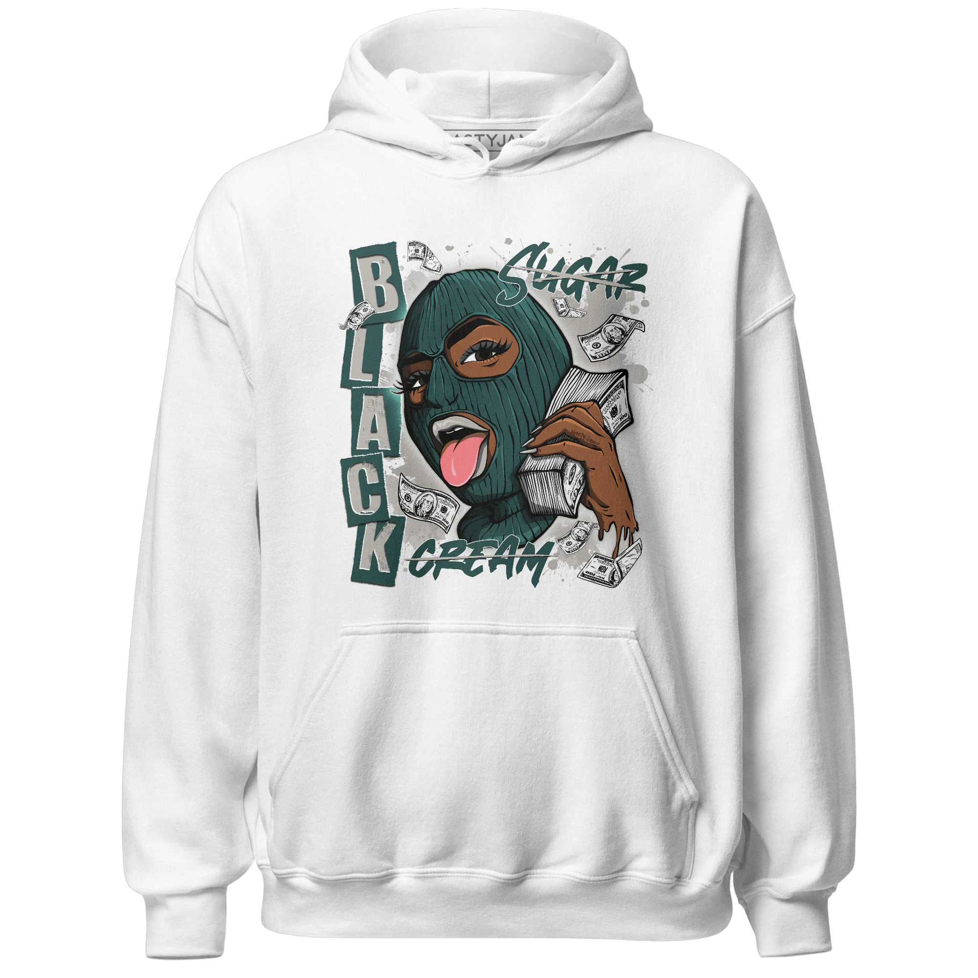 Oxidized Green 4s Hoodie Match No Sugar No Cream - NastyJamz