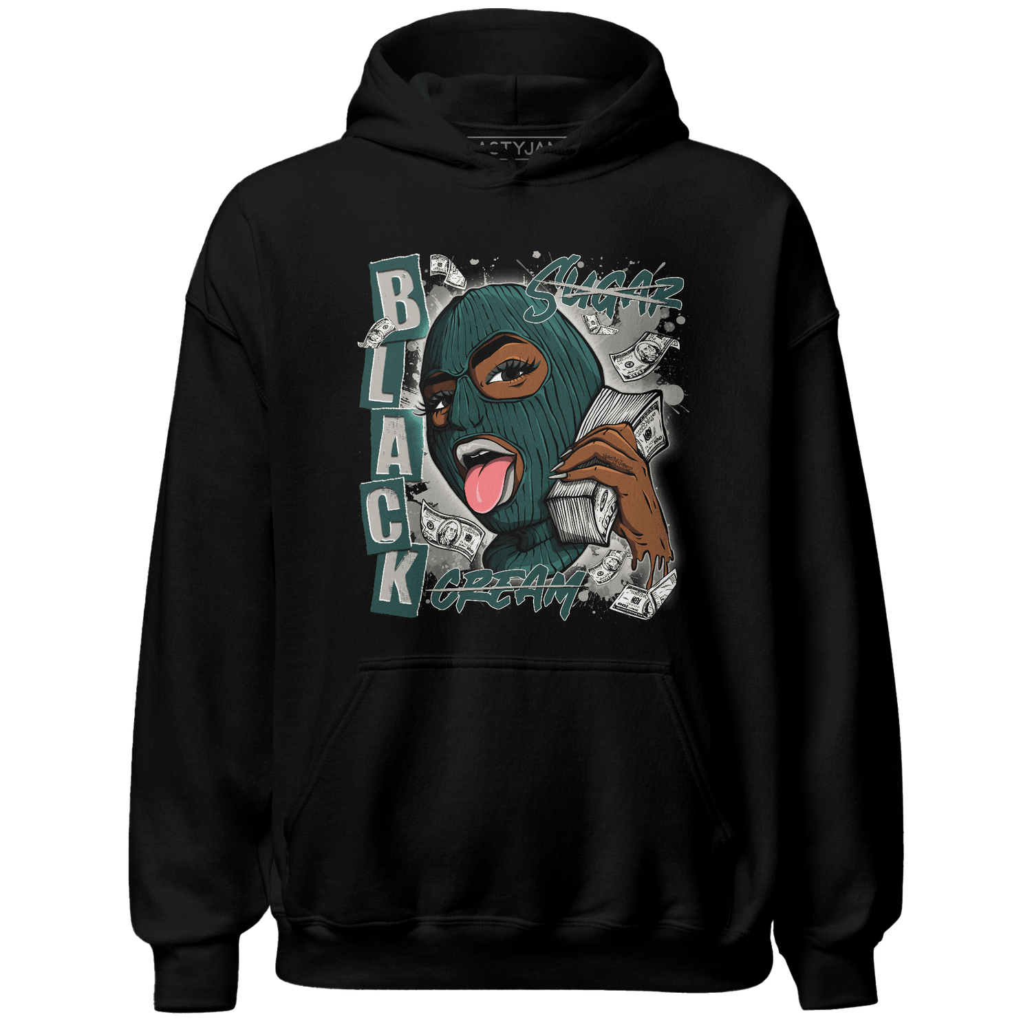 Oxidized Green 4s Hoodie Match No Sugar No Cream - NastyJamz