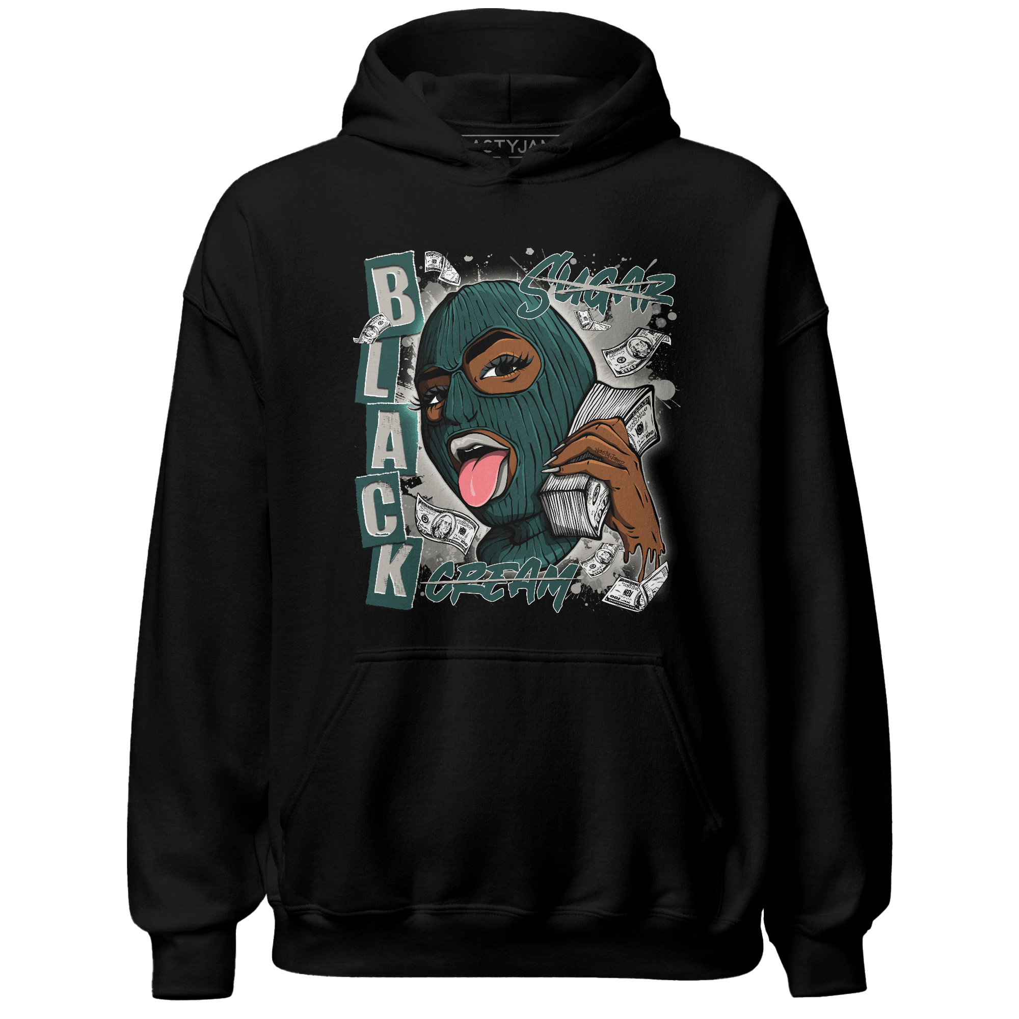 Oxidized Green 4s Hoodie Match No Sugar No Cream - NastyJamz