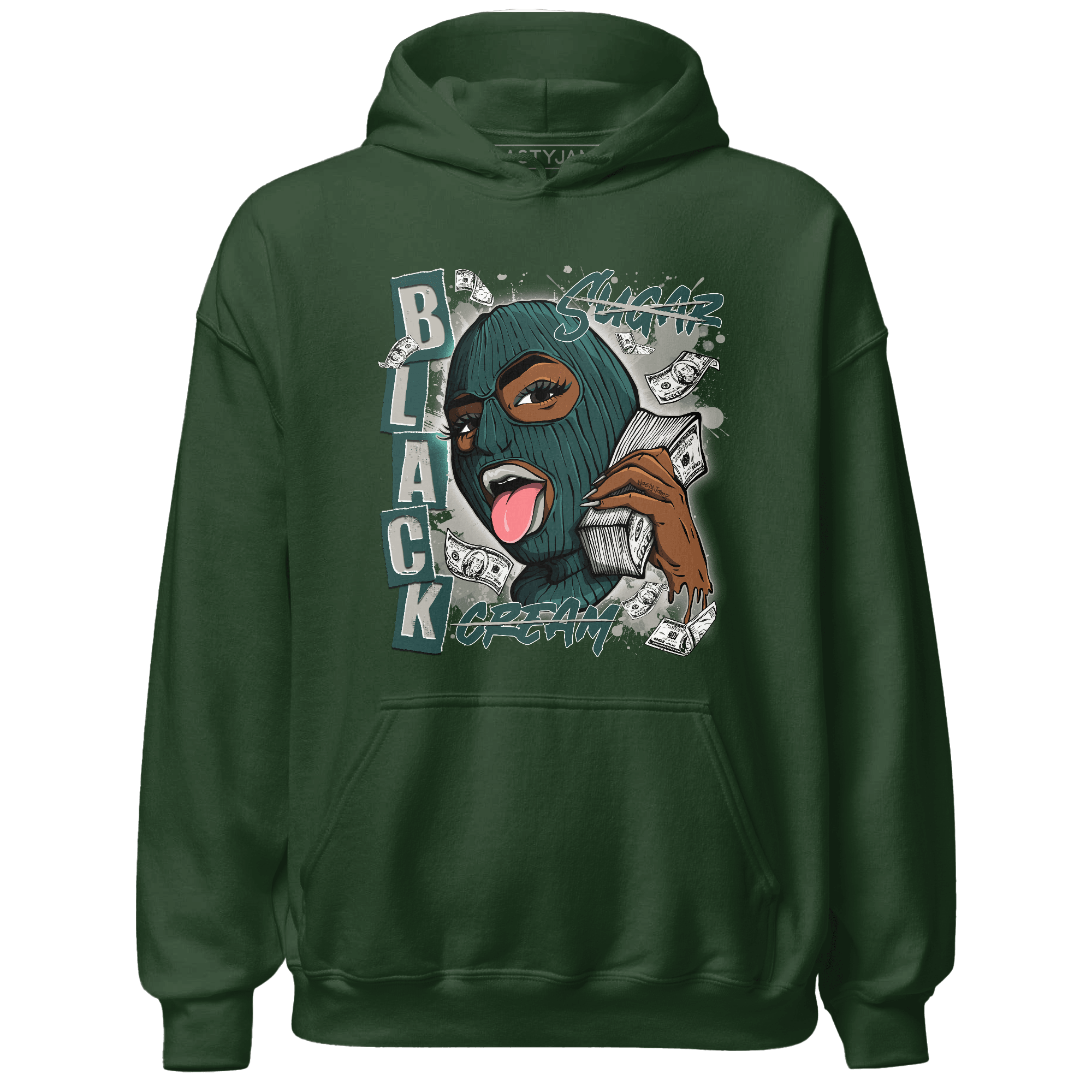 Oxidized Green 4s Hoodie Match No Sugar No Cream - NastyJamz
